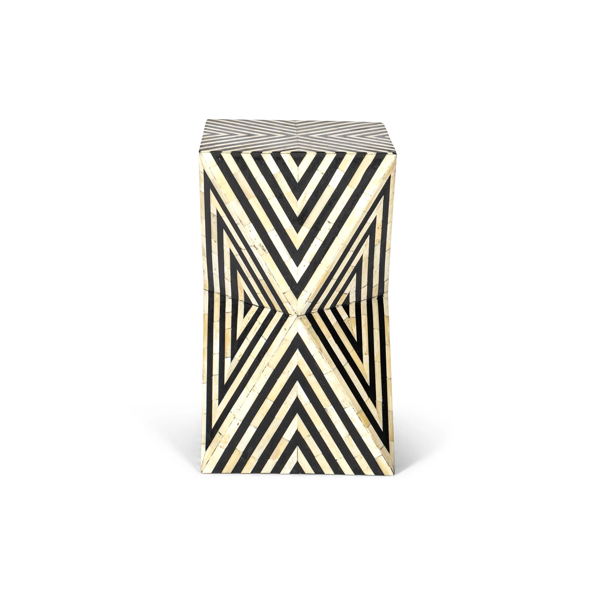 Lagos Inlay Side Table - Image 3