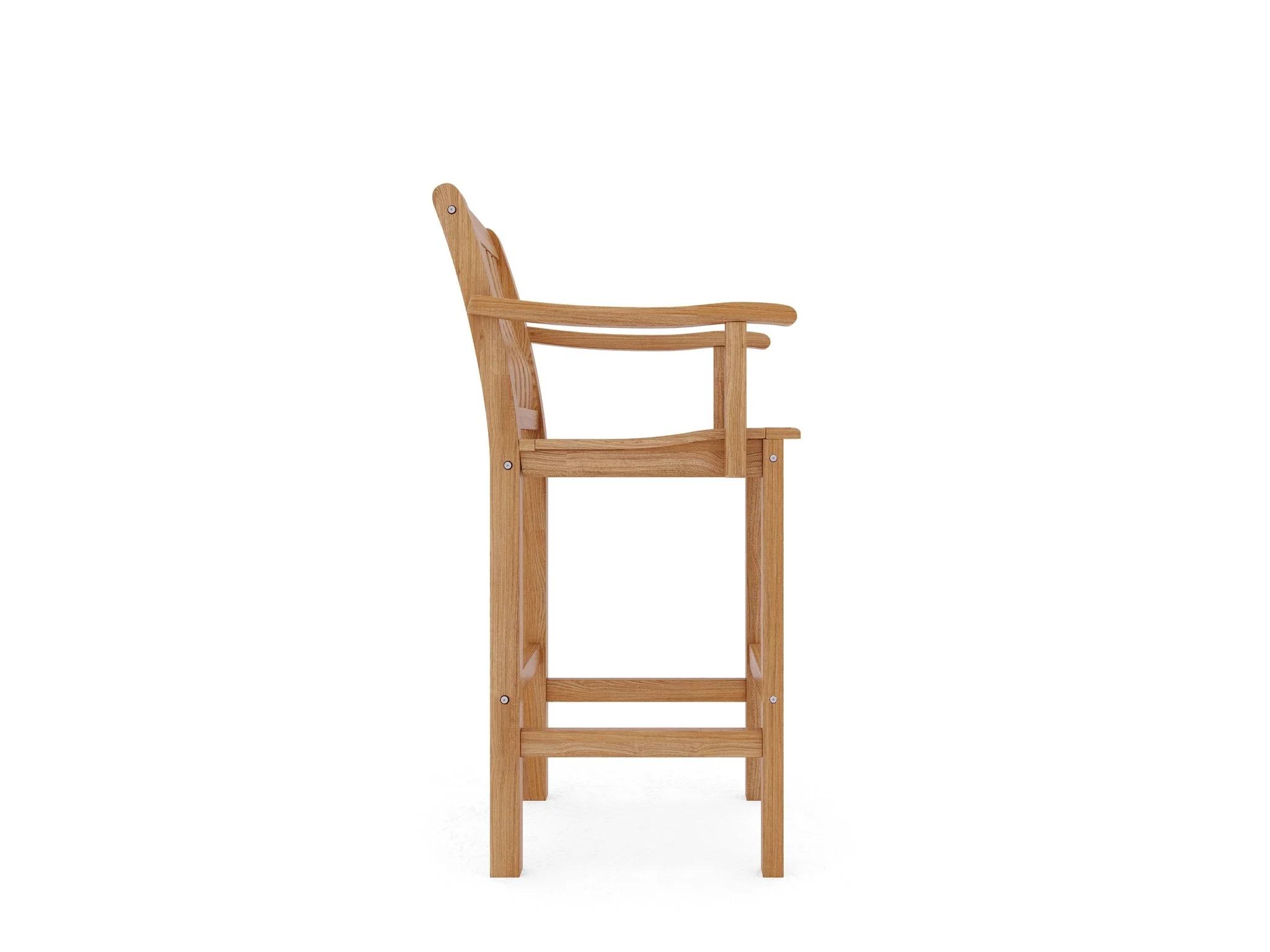 Larevo Teak Counter Chair - Image 3