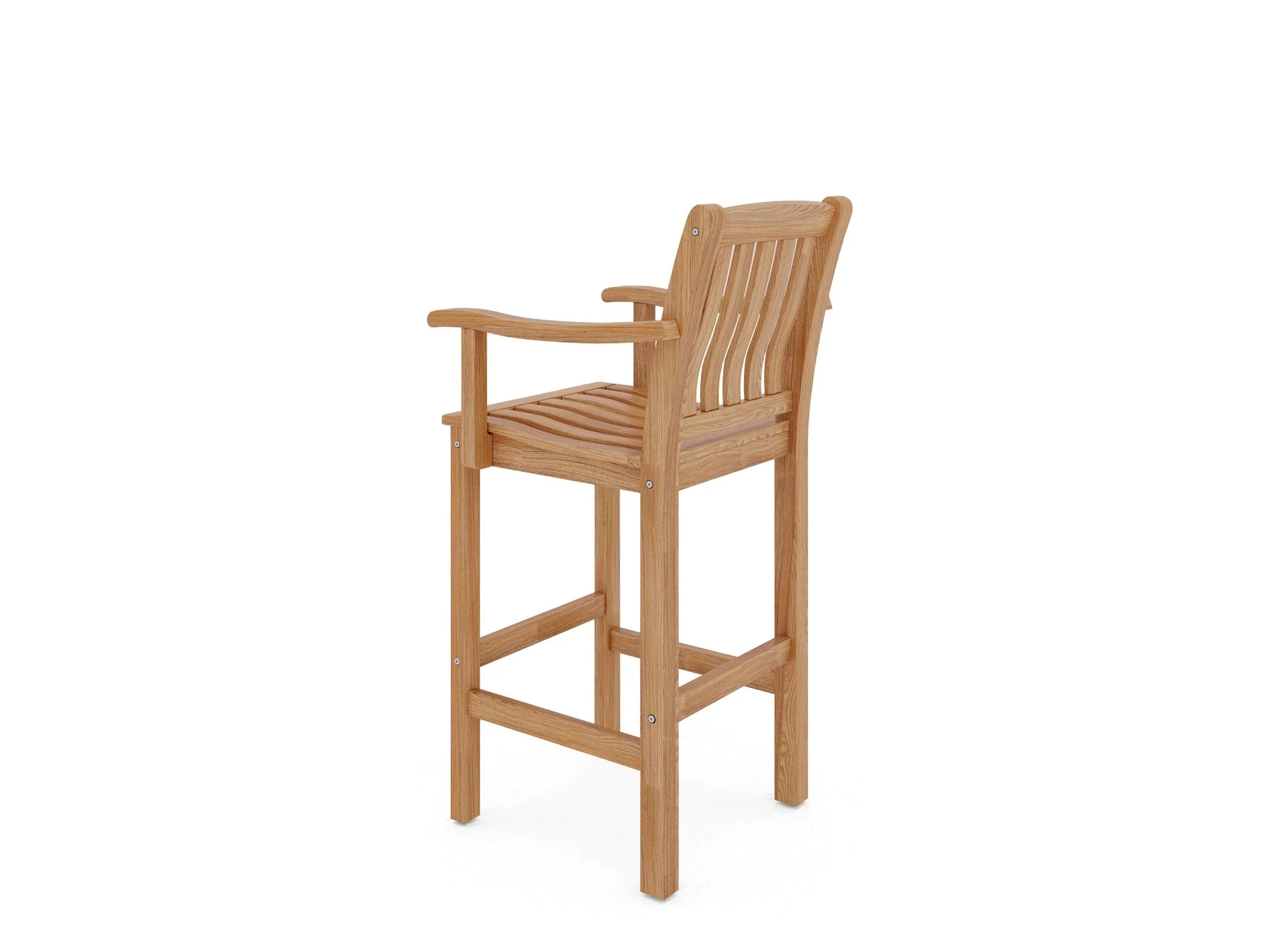 Larevo Teak Counter Chair - Image 5
