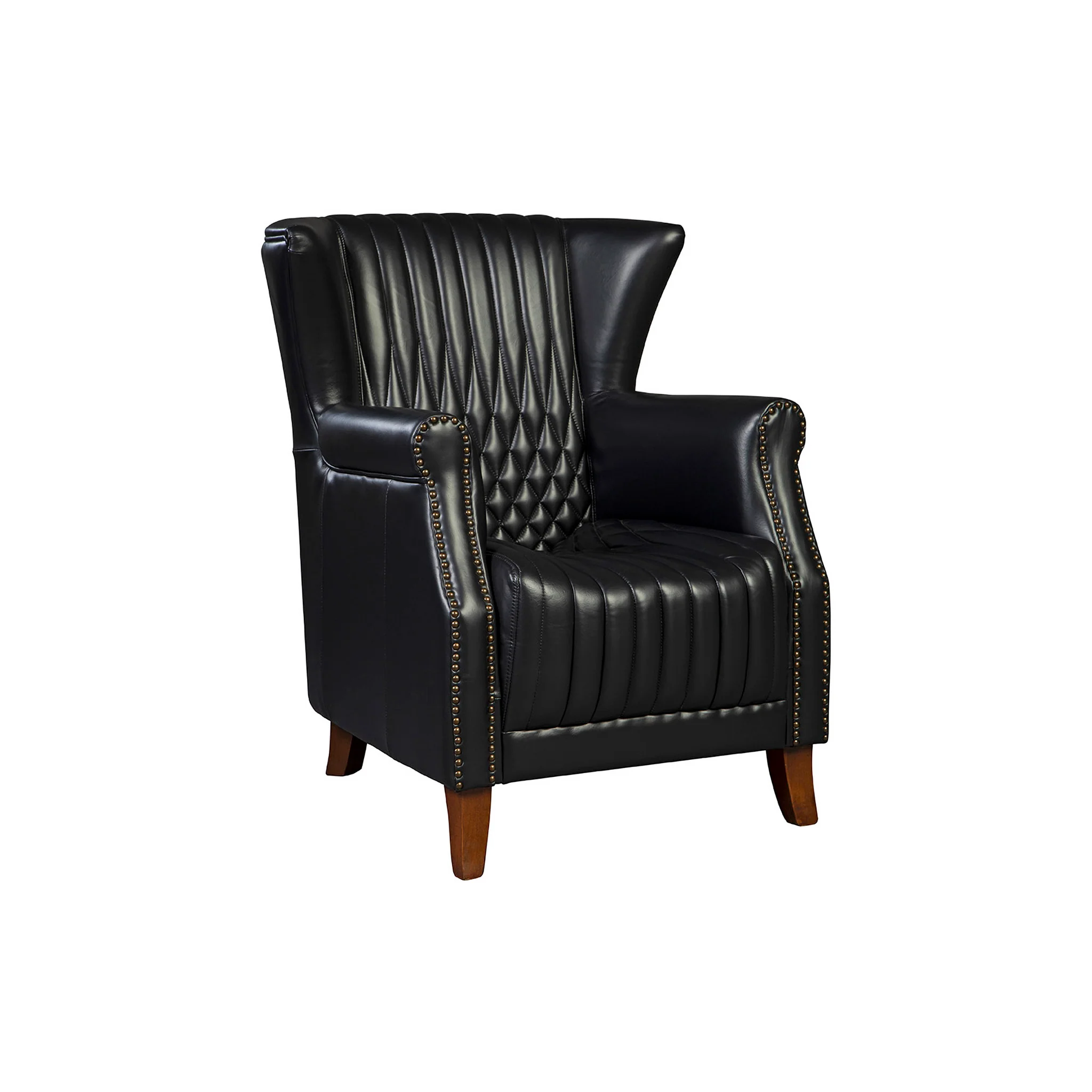 Les Puces Leather Club Chair - Image 4