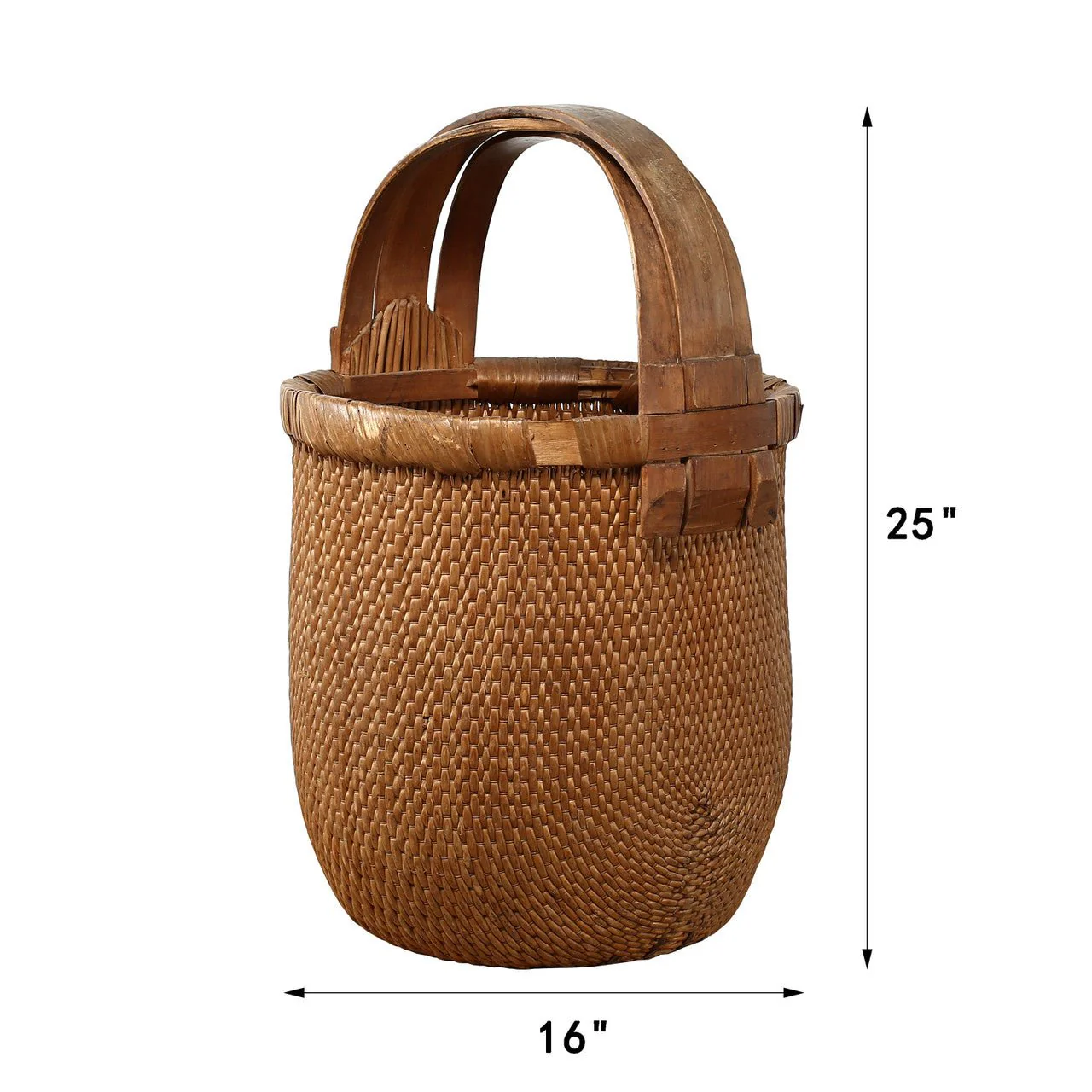 Lianhua Willow Storage Basket - Image 7