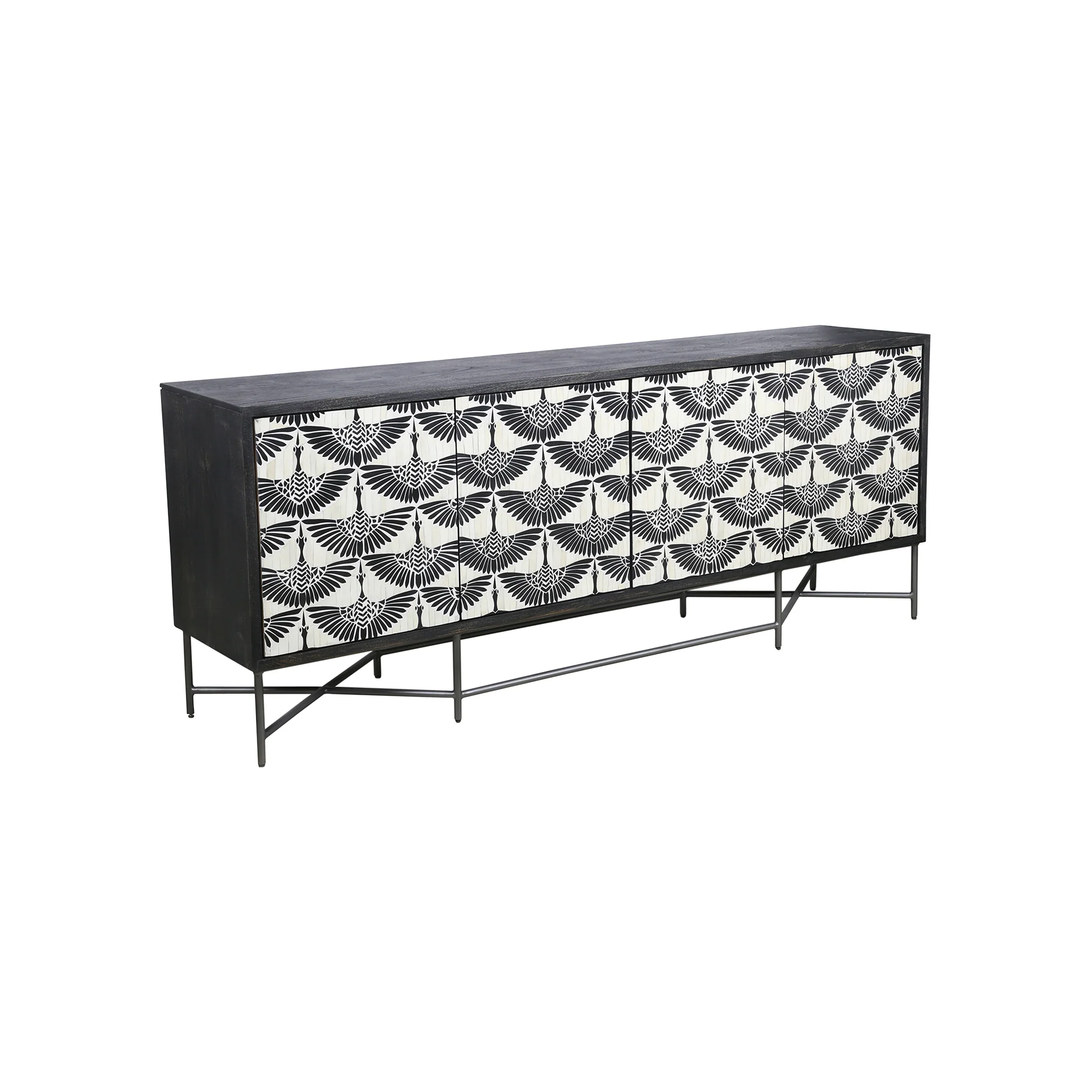 Tansu Crane Sideboard