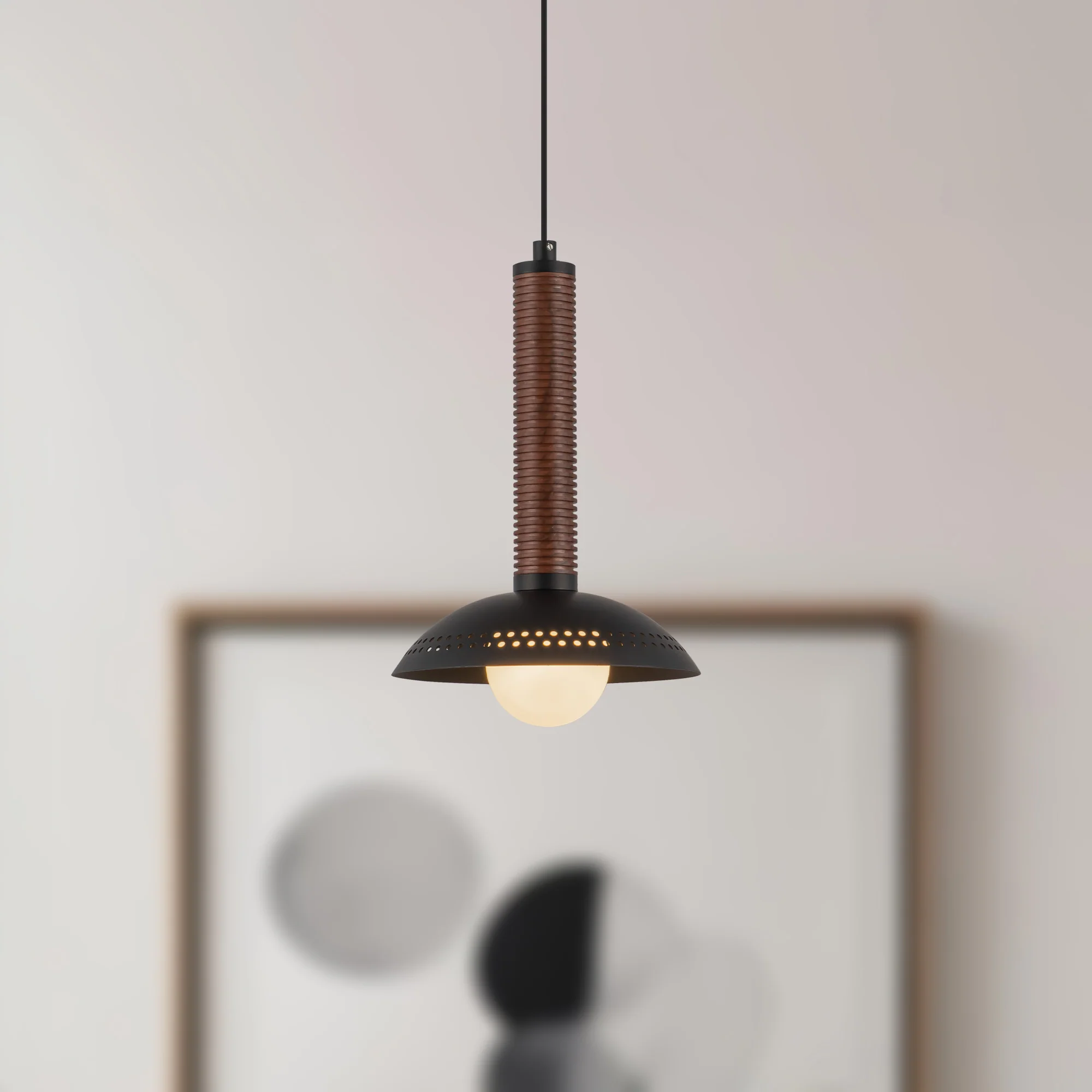 Liorra Metal Column Pendant - Image 4