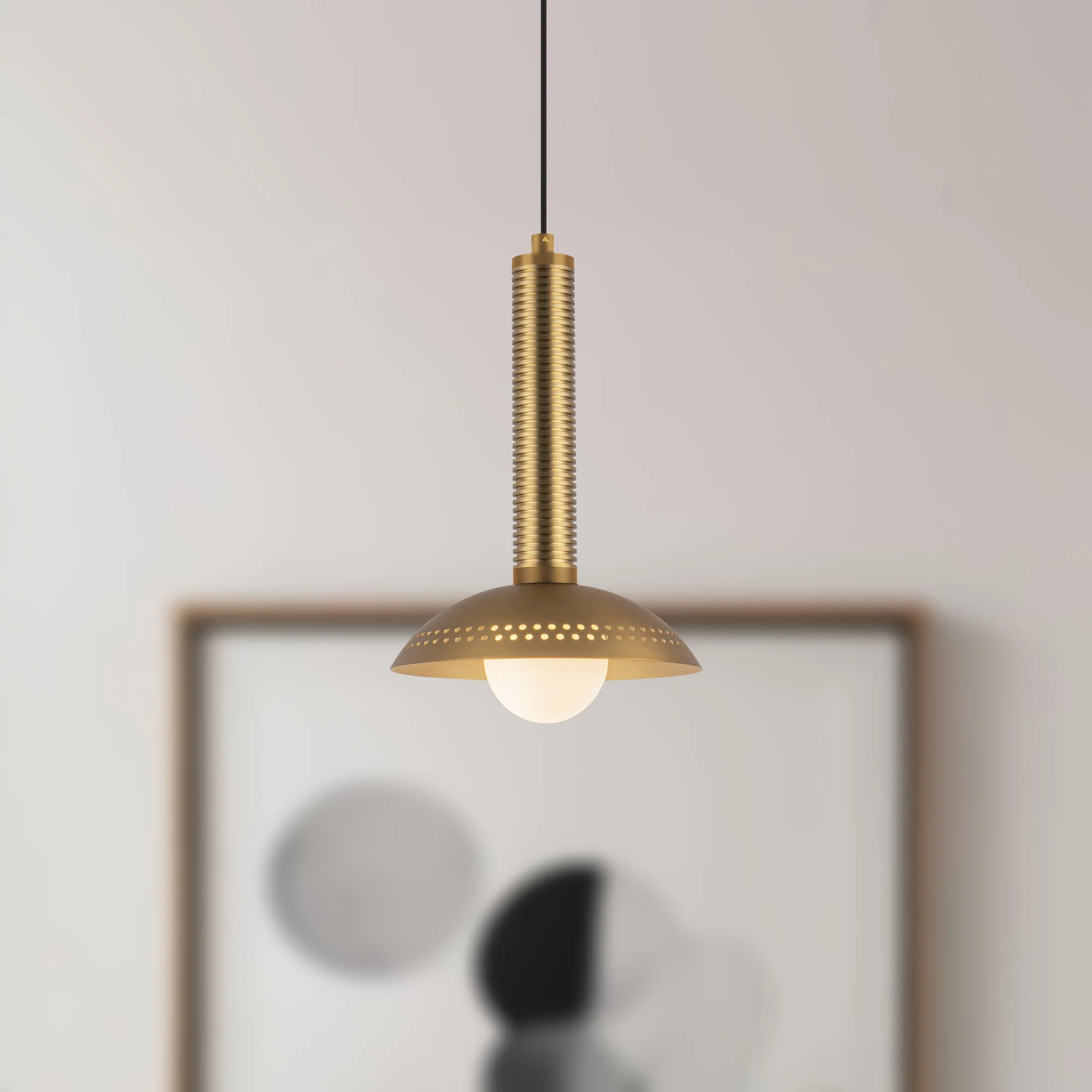 Liorra Metal Column Pendant - Image 9