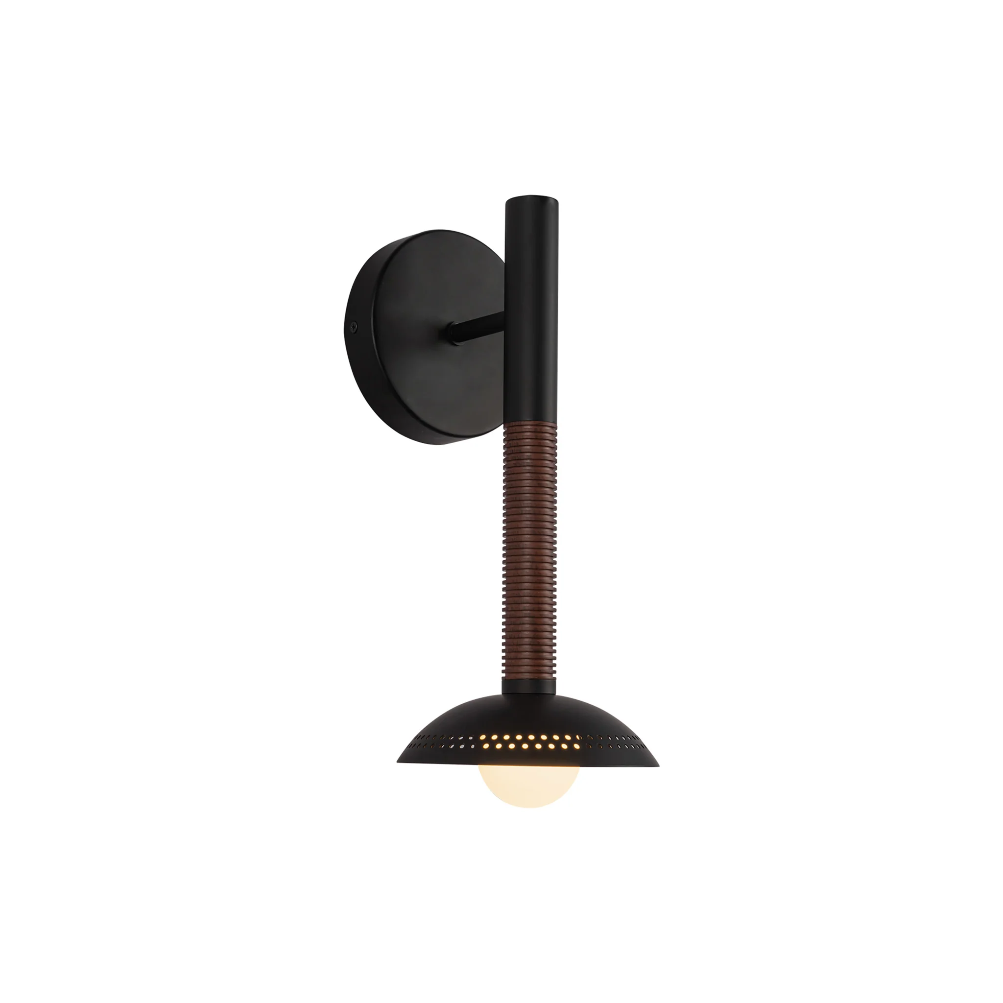 Liorra Natural Brass Column Sconce