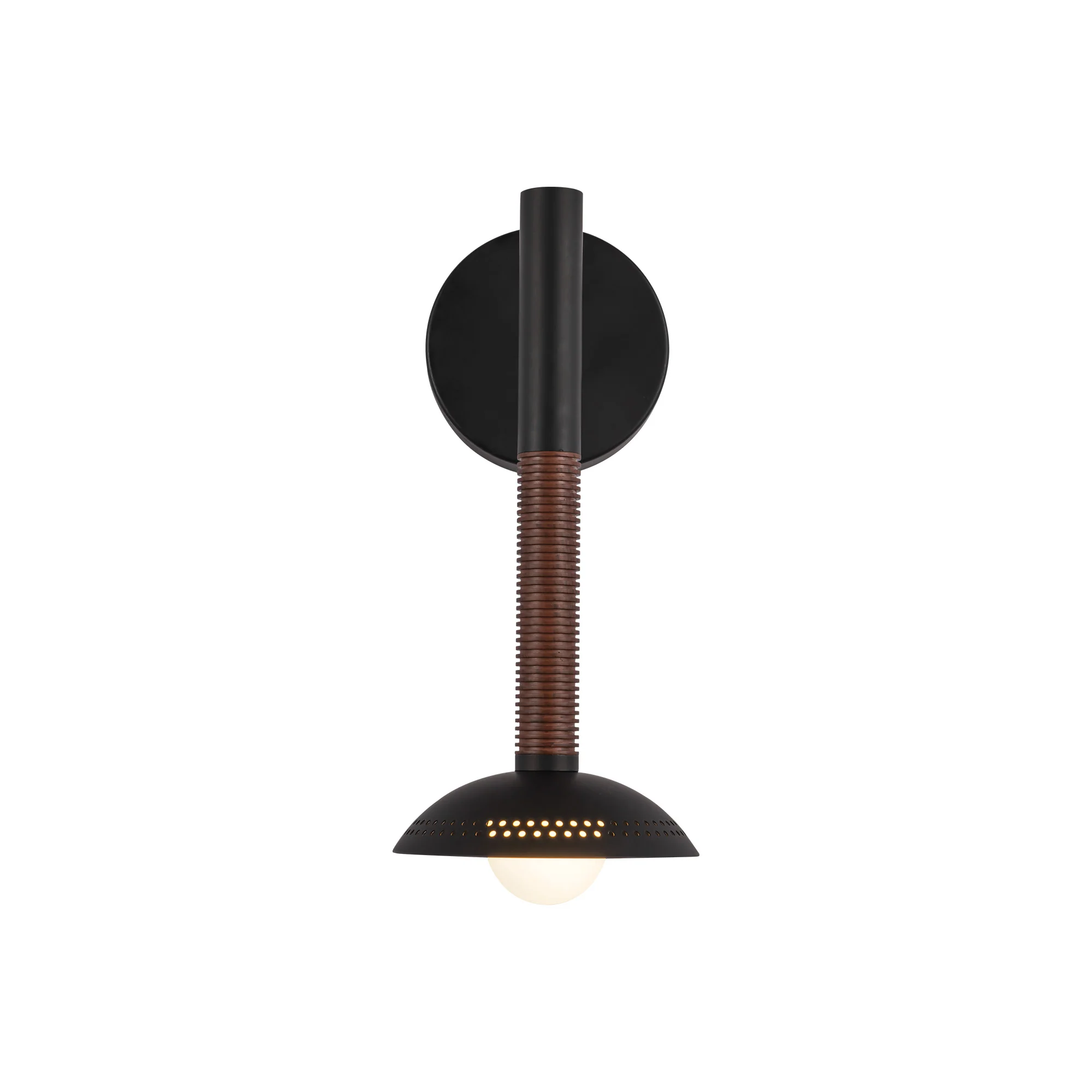 Liorra Natural Brass Column Sconce - Image 3