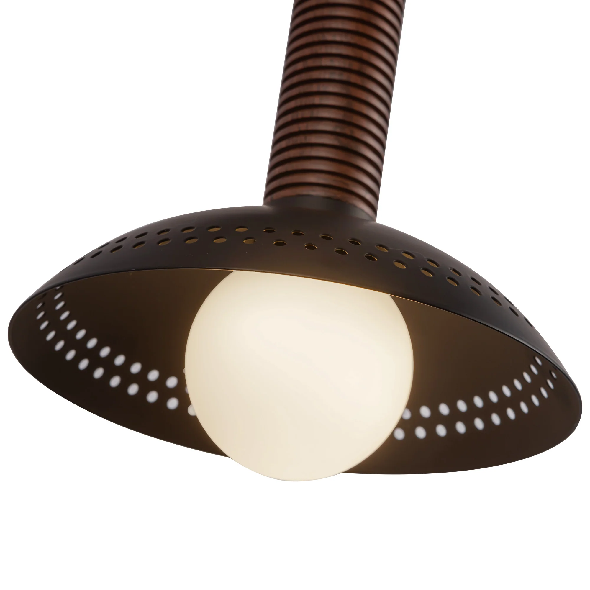 Liorra Natural Brass Column Sconce - Image 4