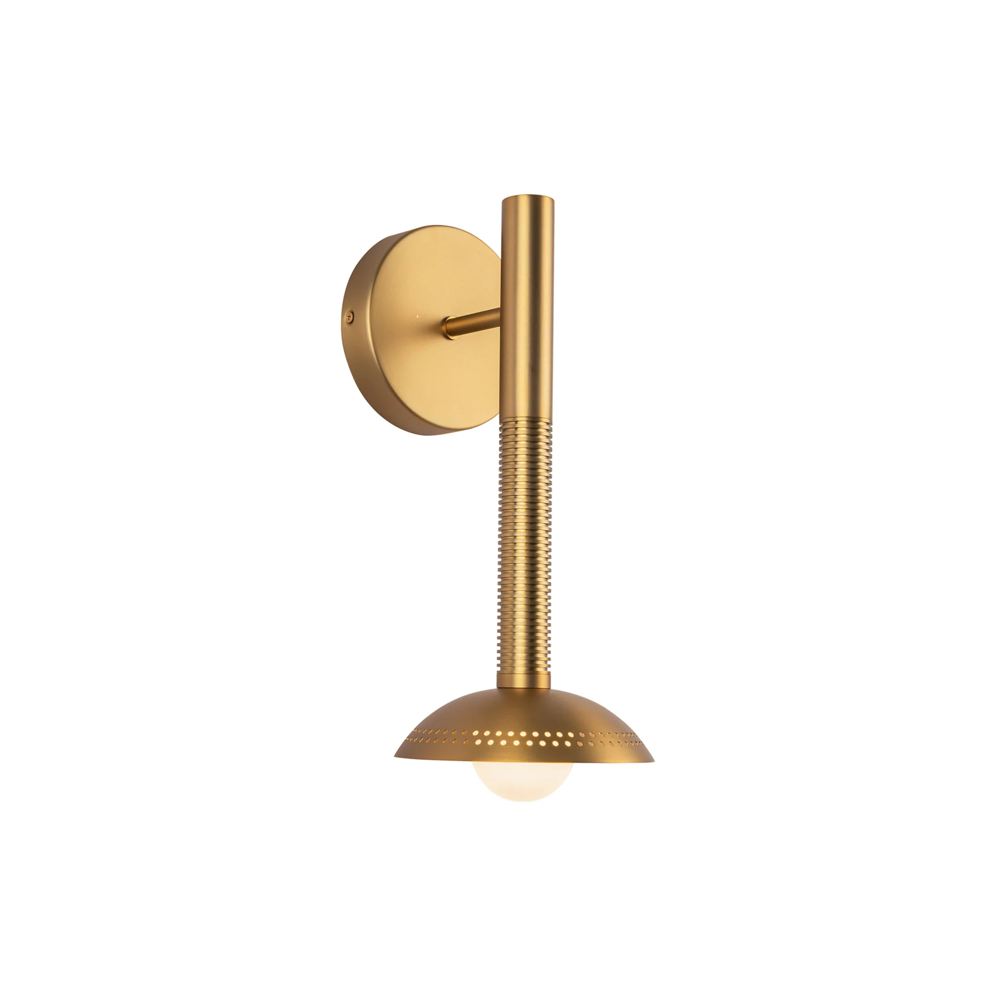 Liorra Natural Brass Column Sconce - Image 6