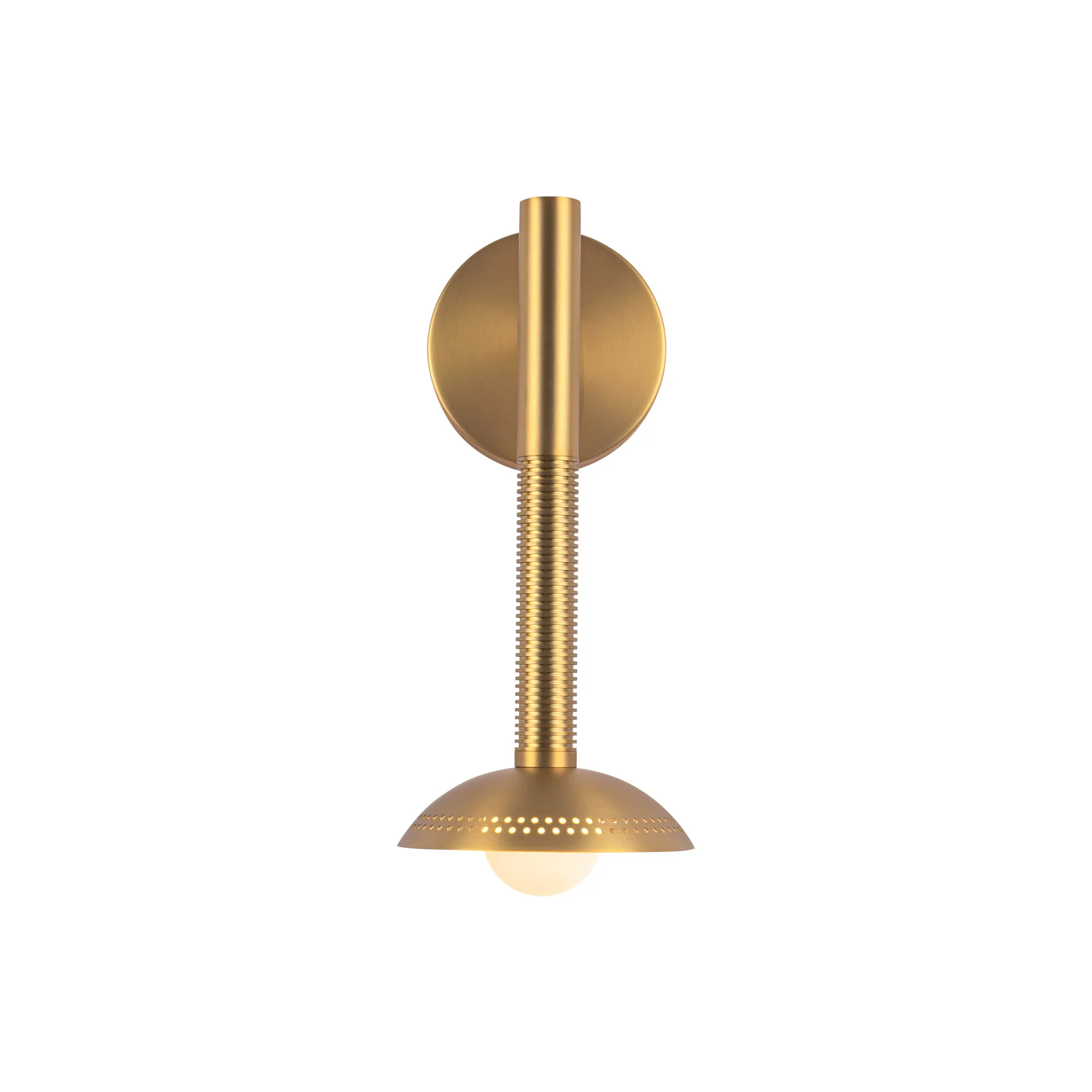 Liorra Natural Brass Column Sconce - Image 8