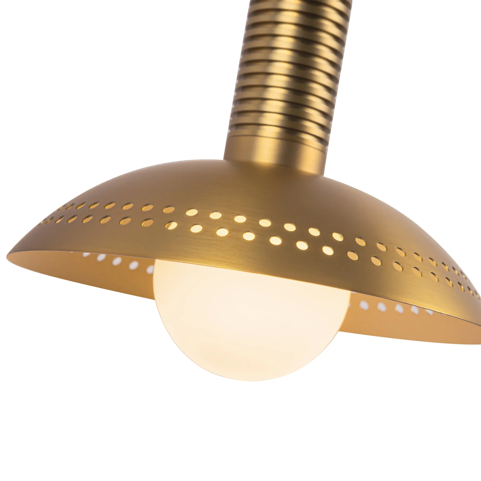Liorra Natural Brass Column Sconce - Image 9