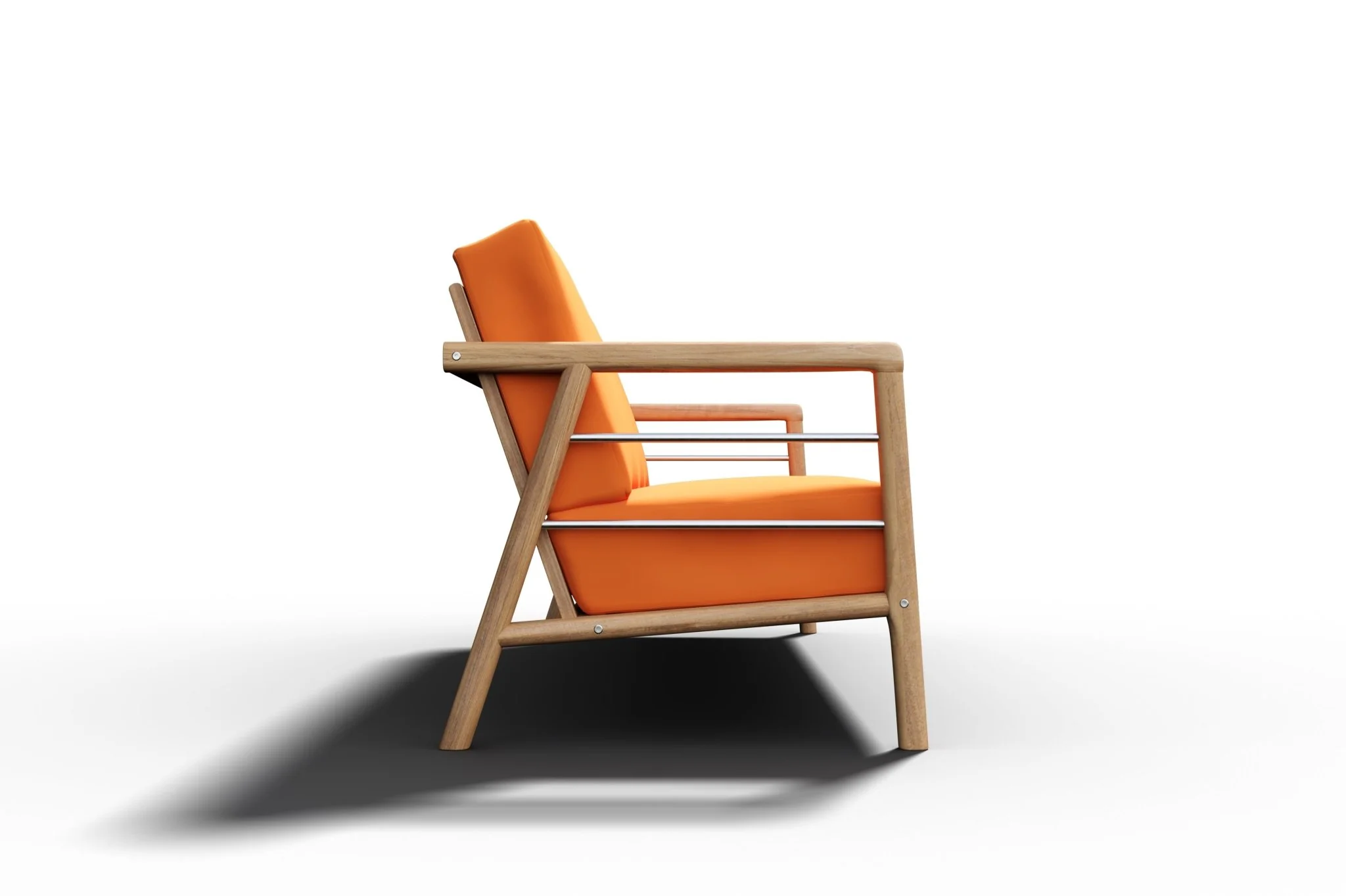 Lorvane Teak Sofa - Image 18