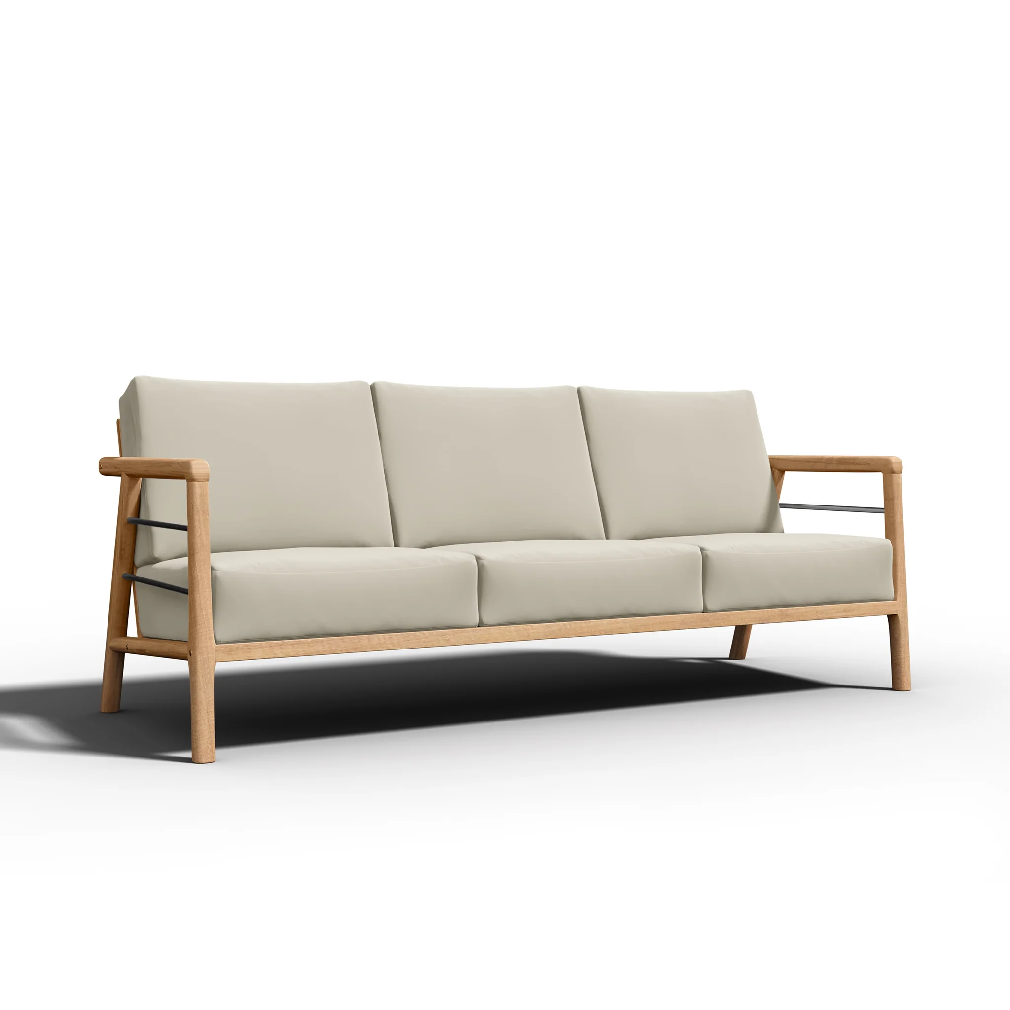 Lorvane Teak Sofa - Image 22