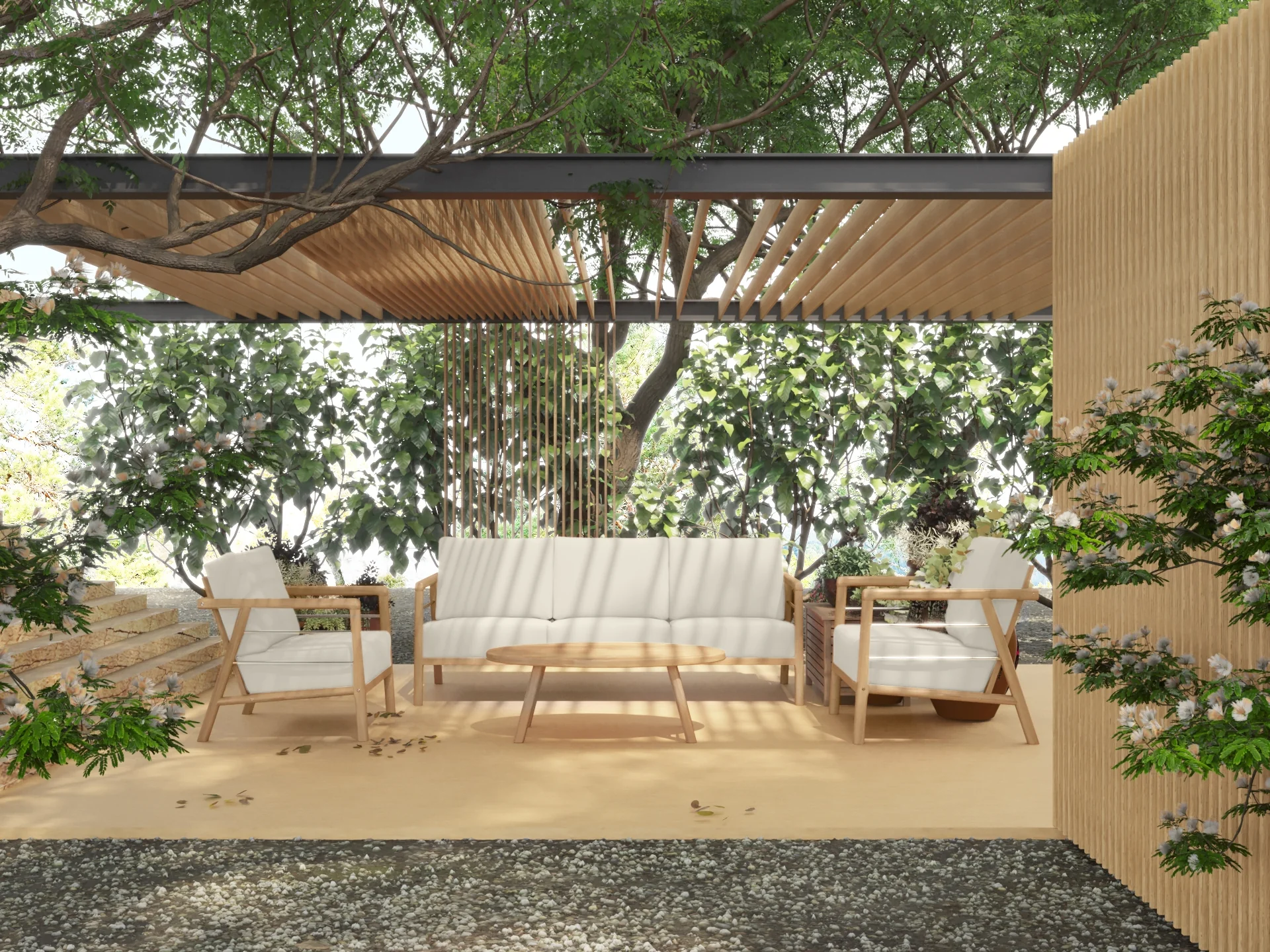 Lorvane Teak Sofa - Image 23