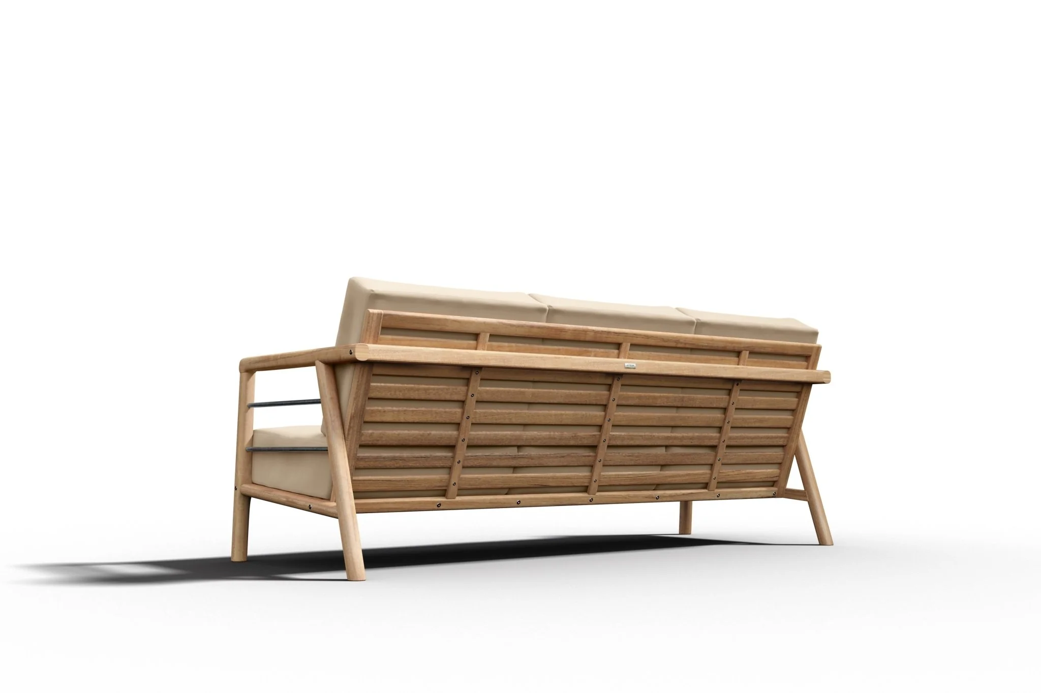 Lorvane Teak Sofa - Image 6