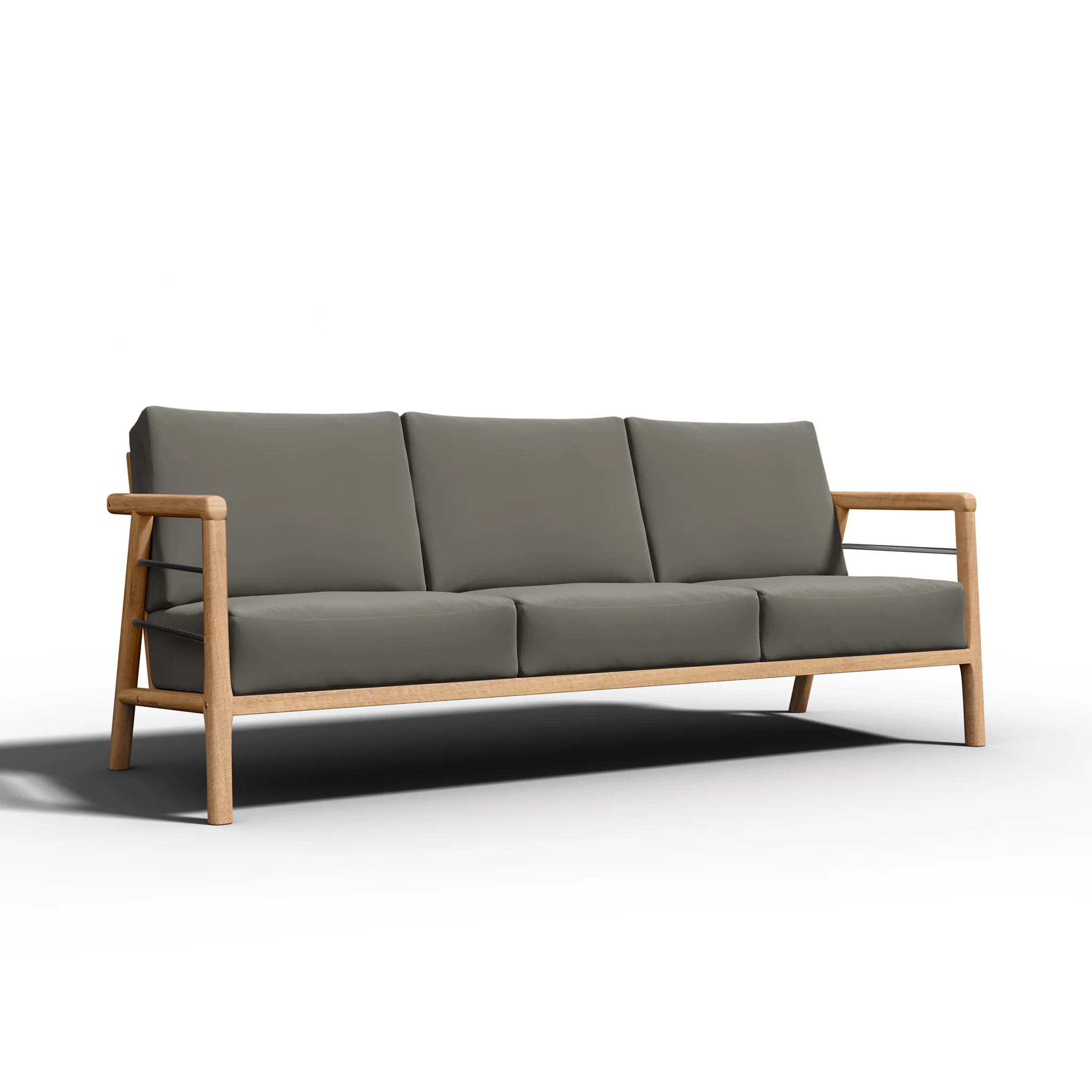 Lorvane Teak Sofa - Image 8