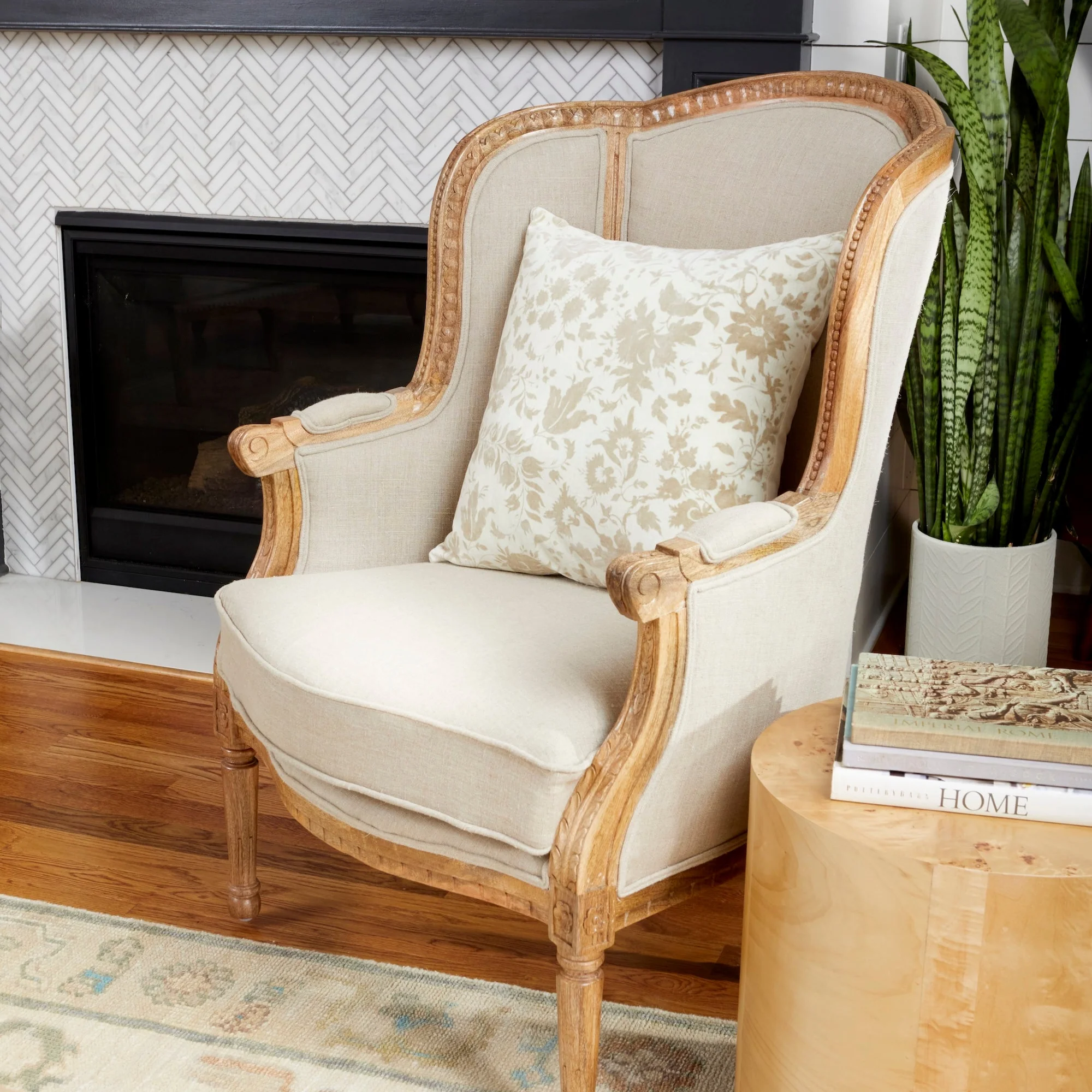 Louis XV Wing Chair - Image 3