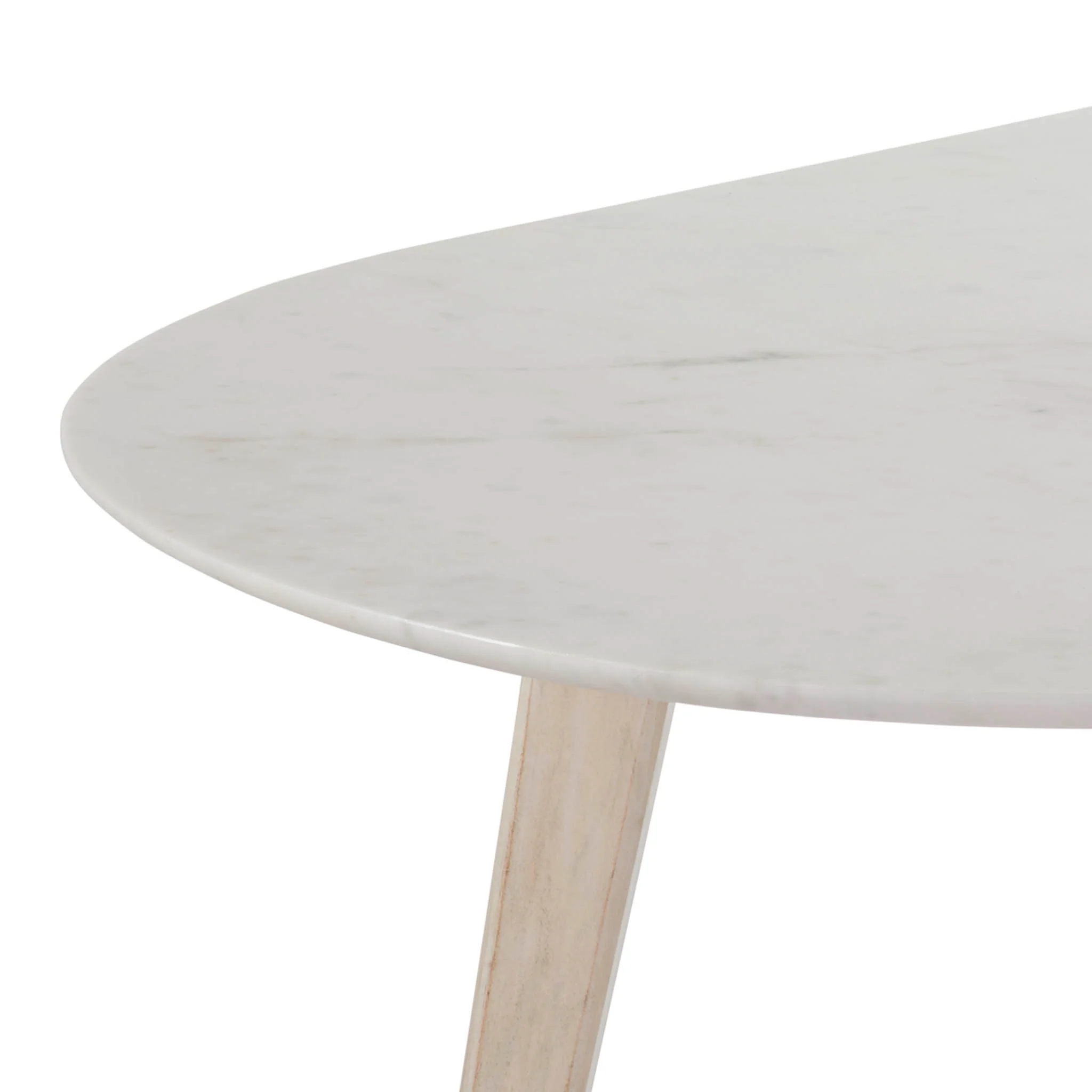Lund Mid-Century Marble Dining Table - Large - Image 3