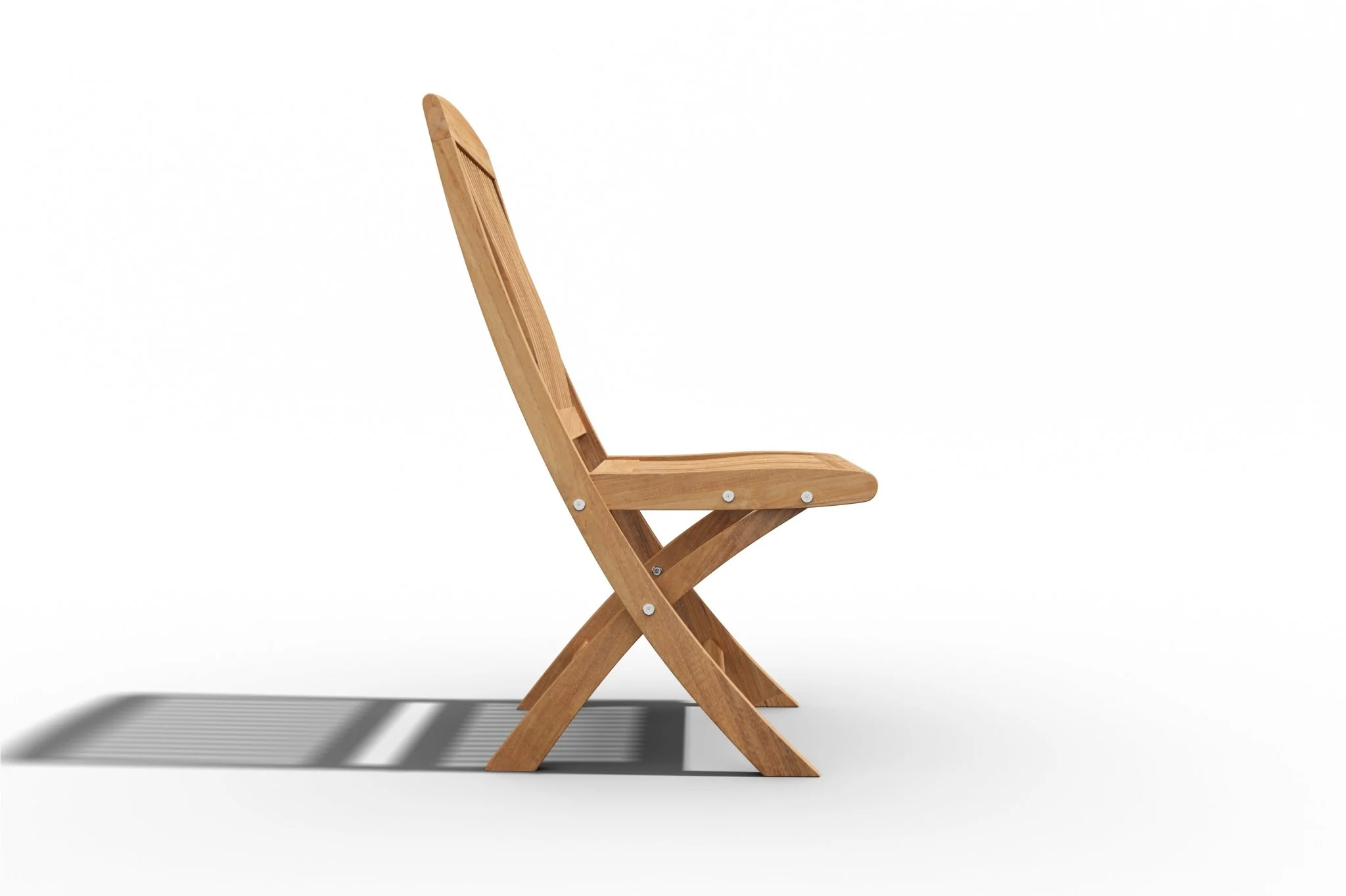 Lysandra Teak Folding Chair - Image 3