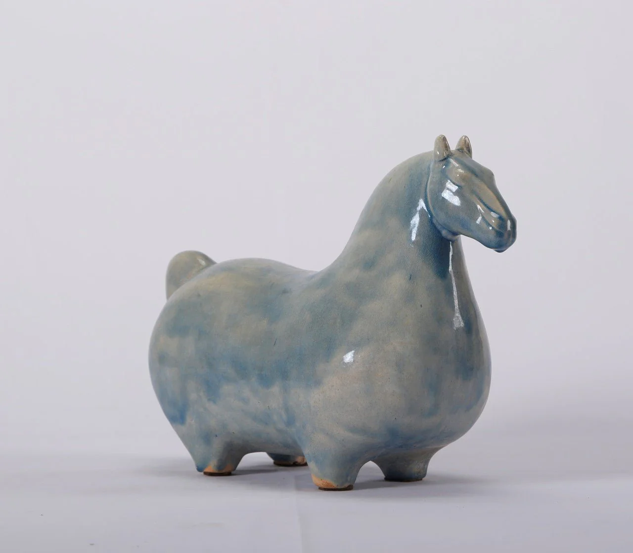 Lysora Glazed Horse Sculpture - Image 2