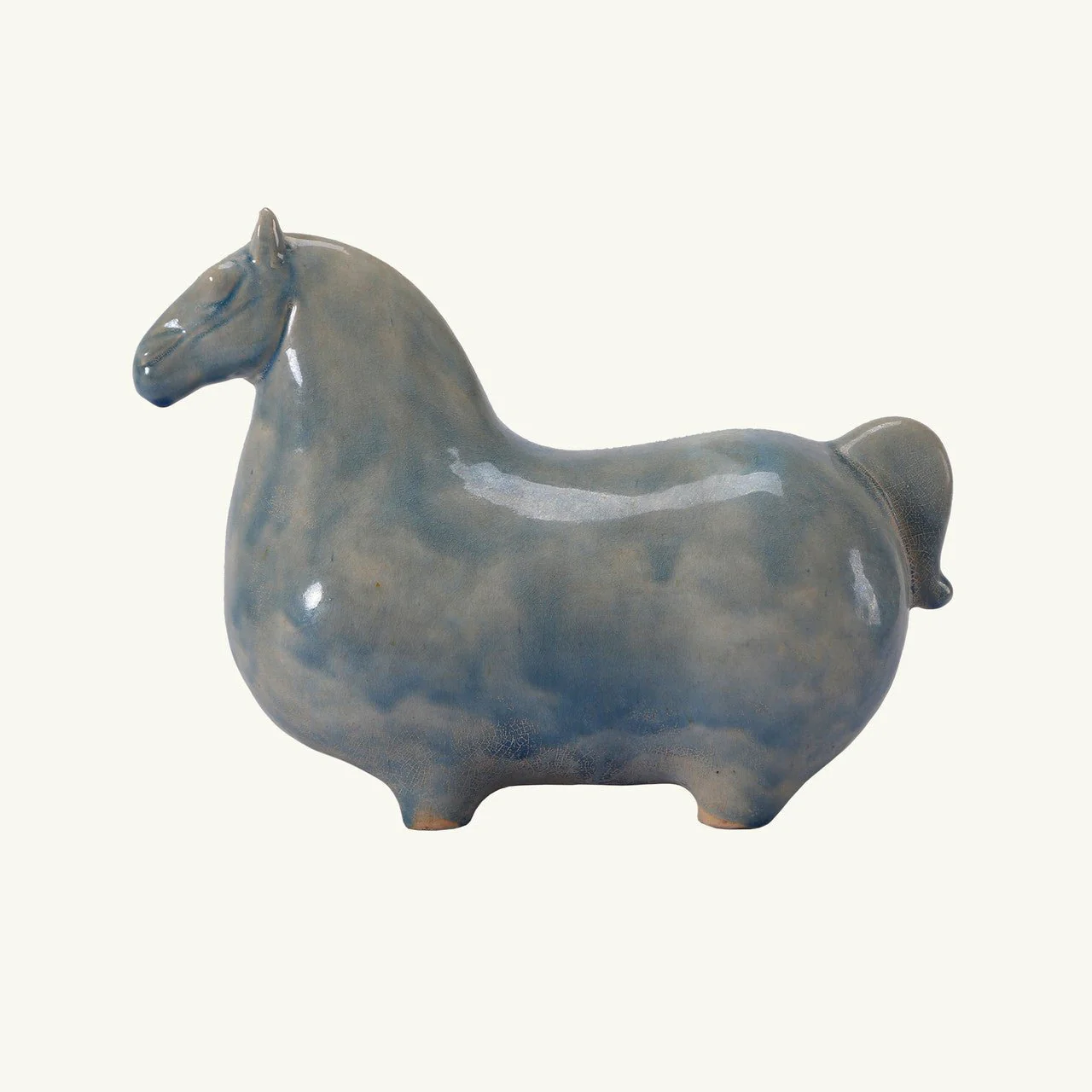 Lysora Glazed Horse Sculpture - Image 3