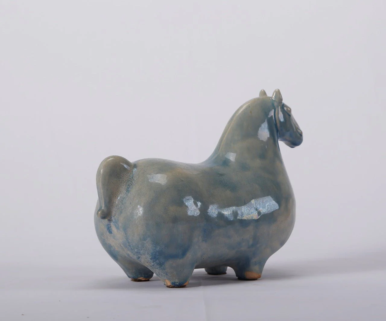 Lysora Glazed Horse Sculpture - Image 6