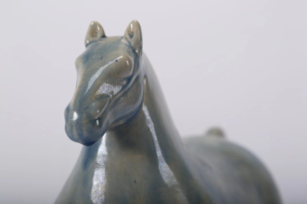 Lysora Glazed Horse Sculpture - Image 8