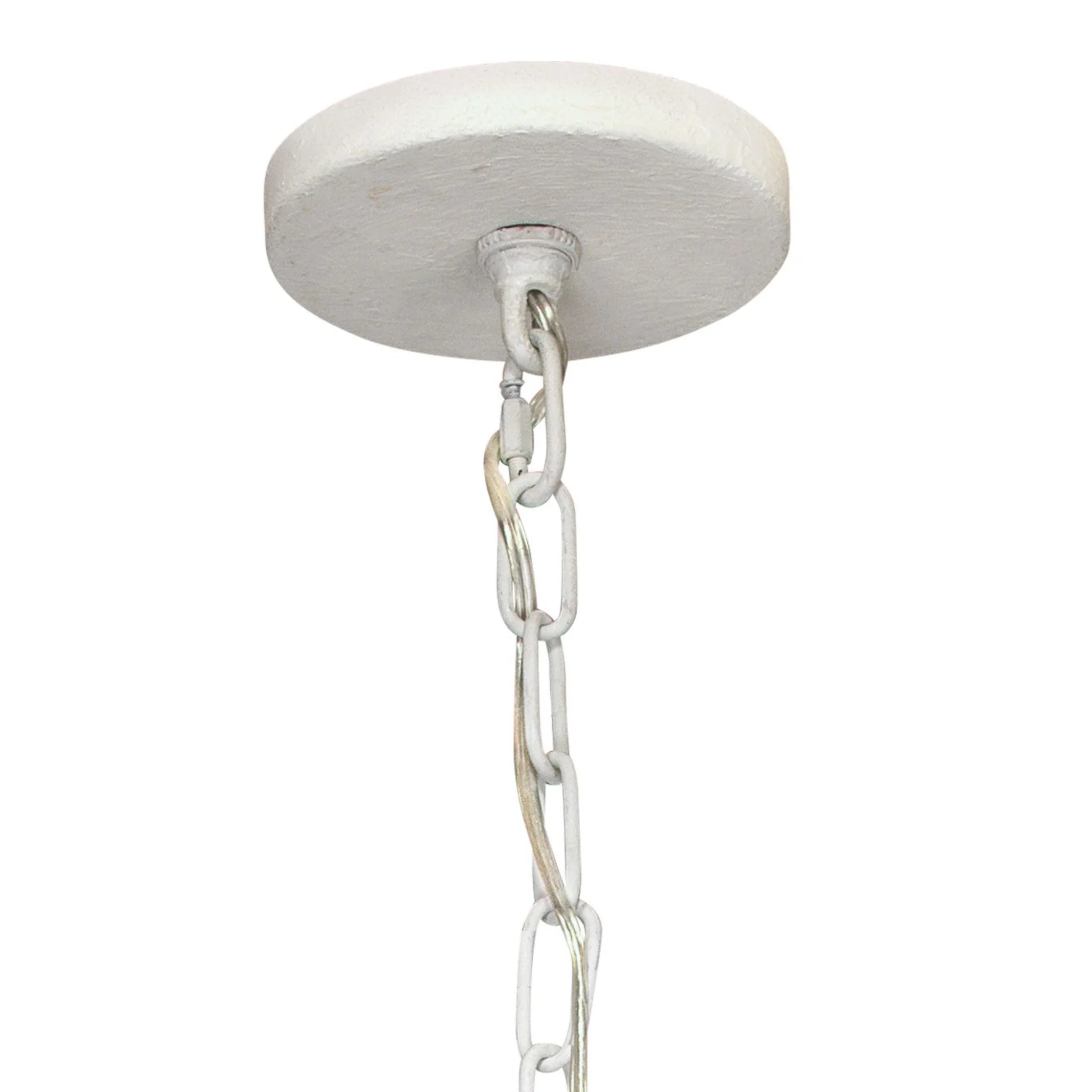 Madison Chandelier in White Gesso - Image 3