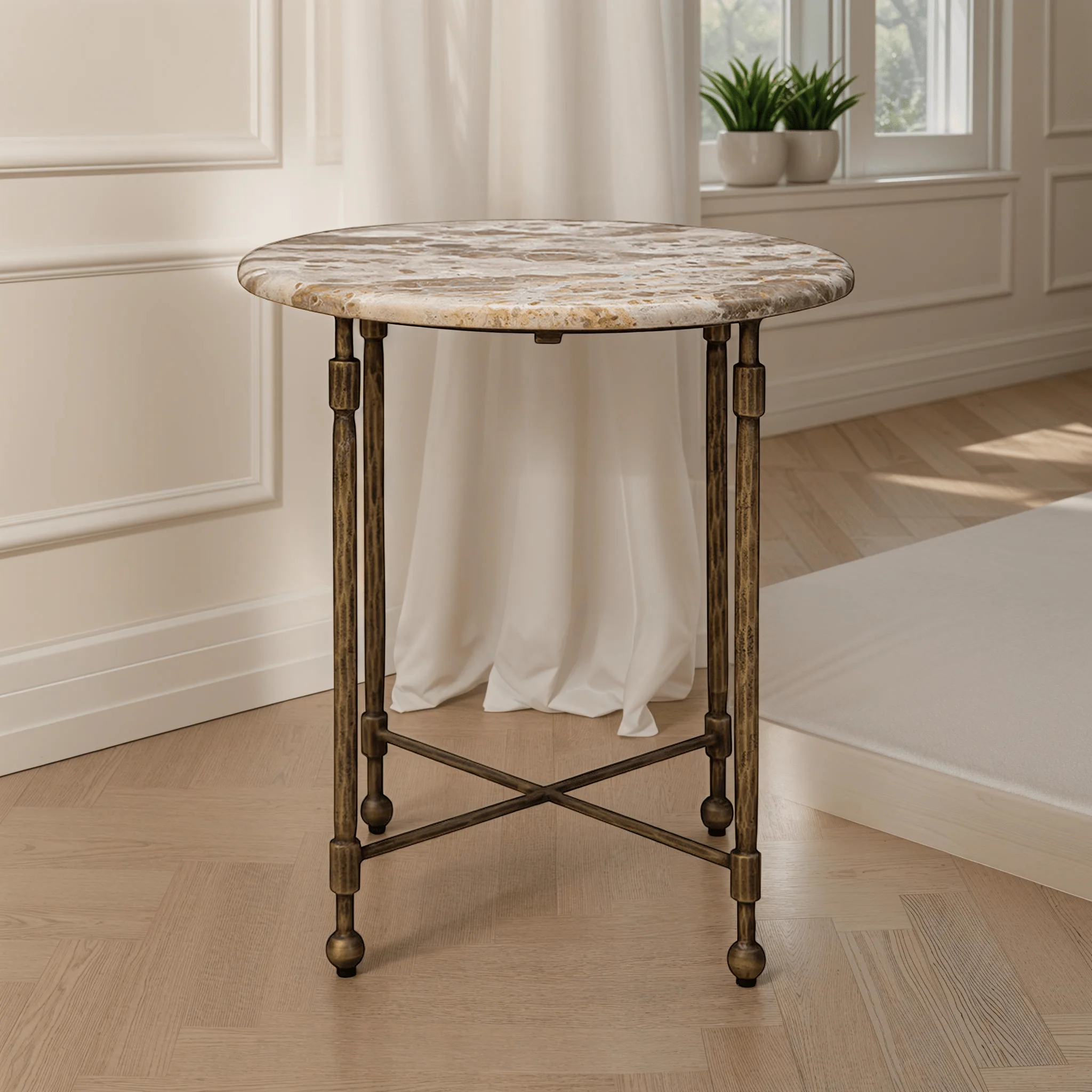 Maeve Marble Side Table - Image 2