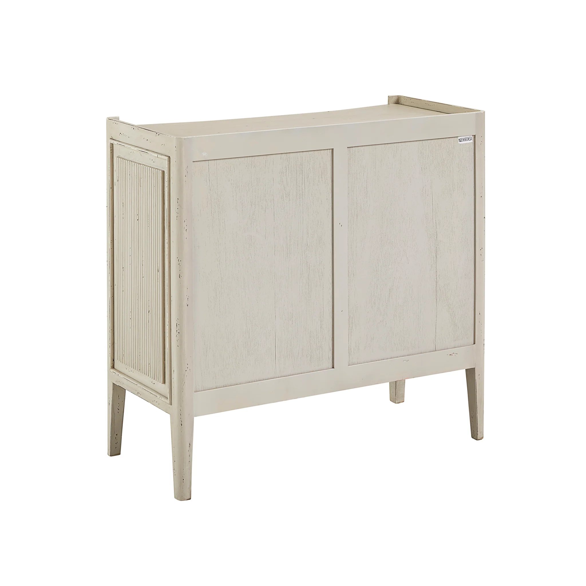 Mahogany Fluted Chest with Star Pulls - Image 6