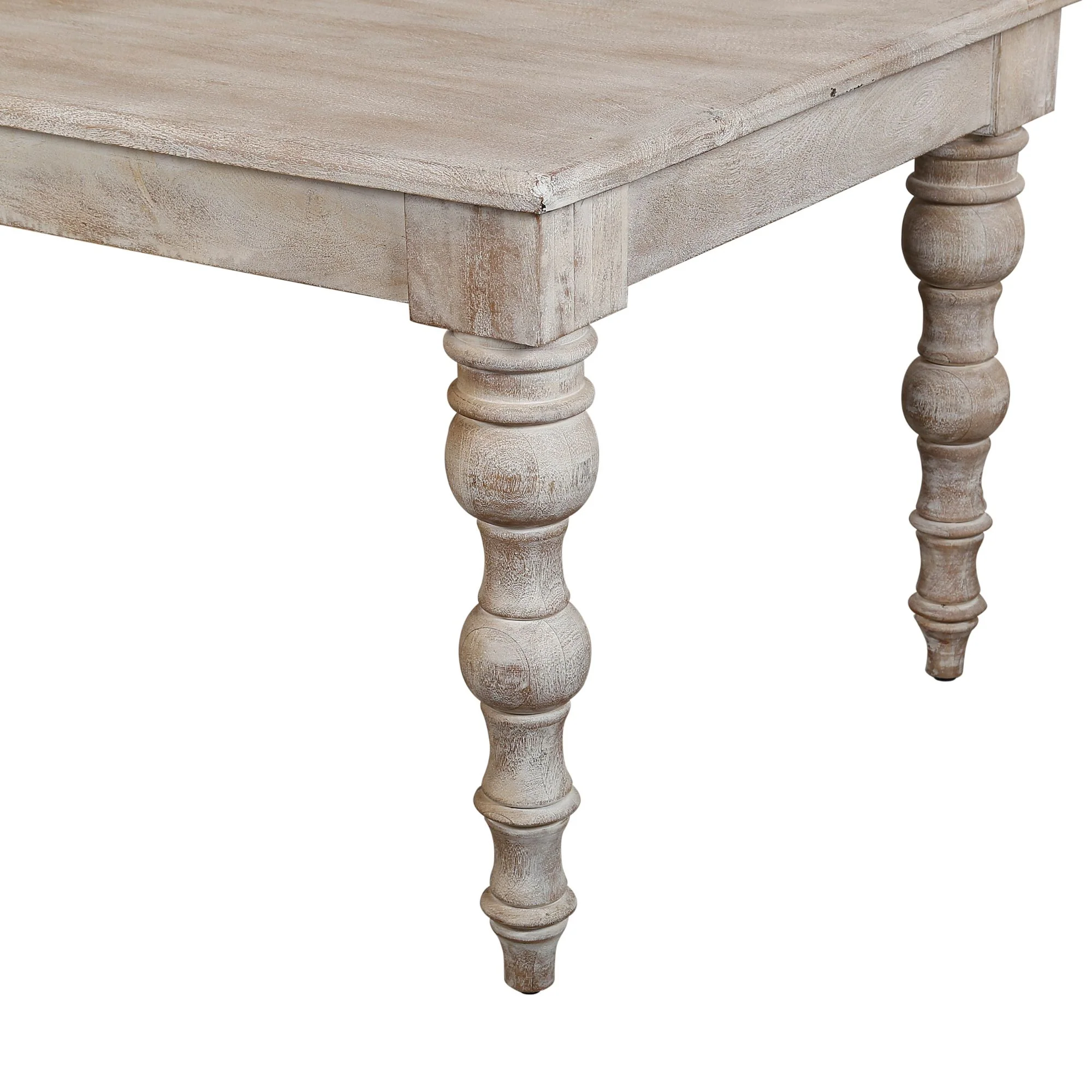 Matera Carved Wood Dining Table - Image 4