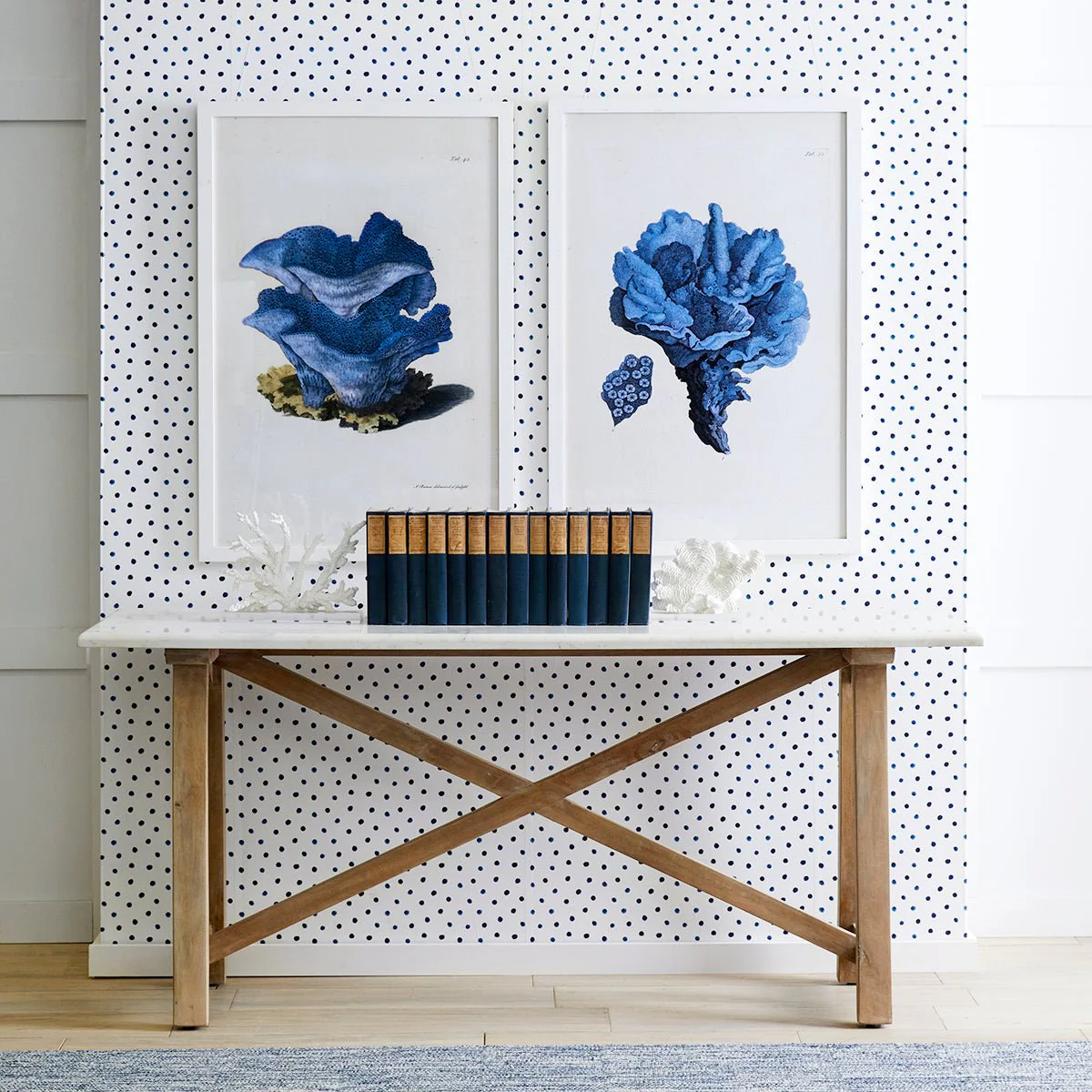 Marble Top Console Table