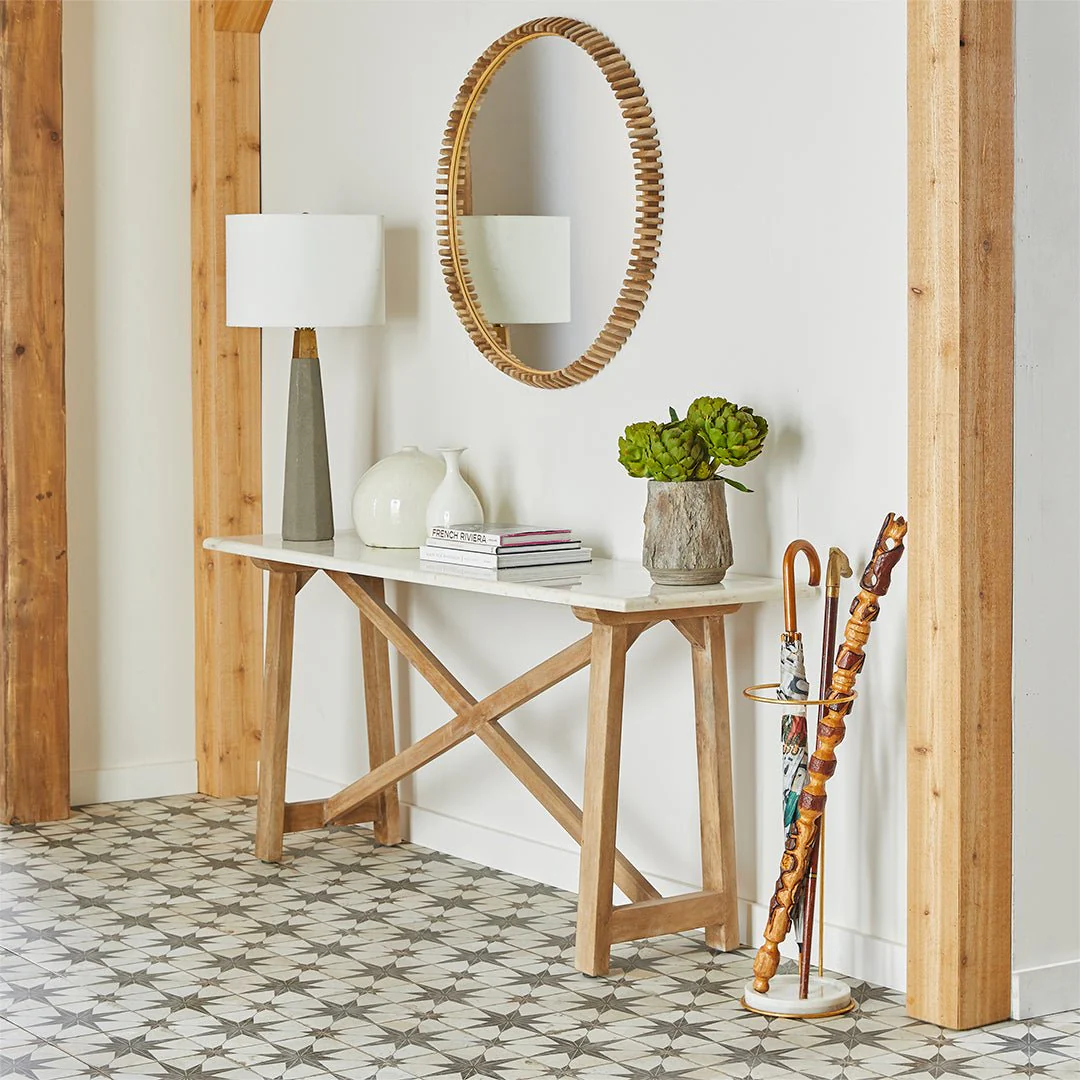 Marble Top Console Table - Image 5