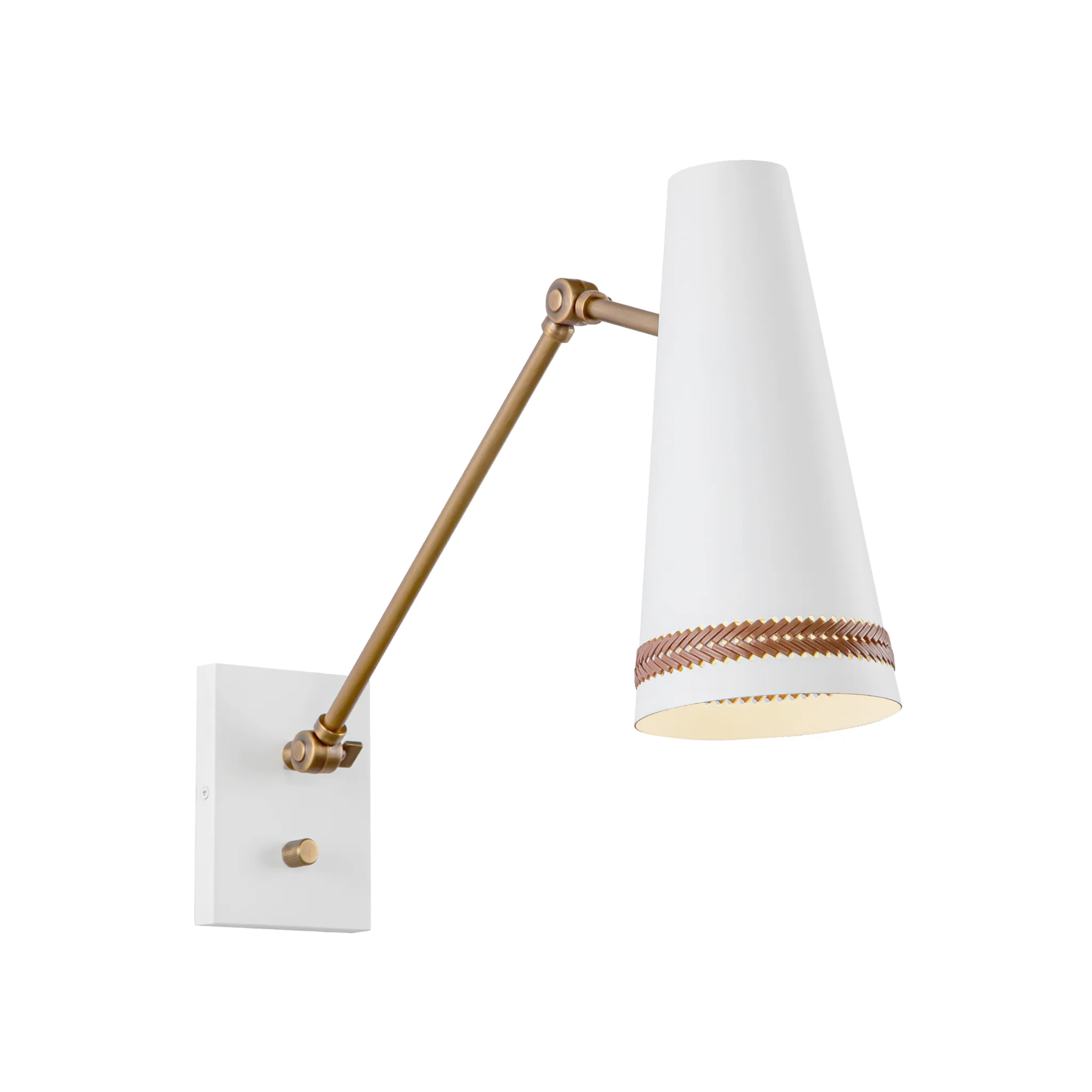 Marcelli Leather Arm Sconce - Image 5