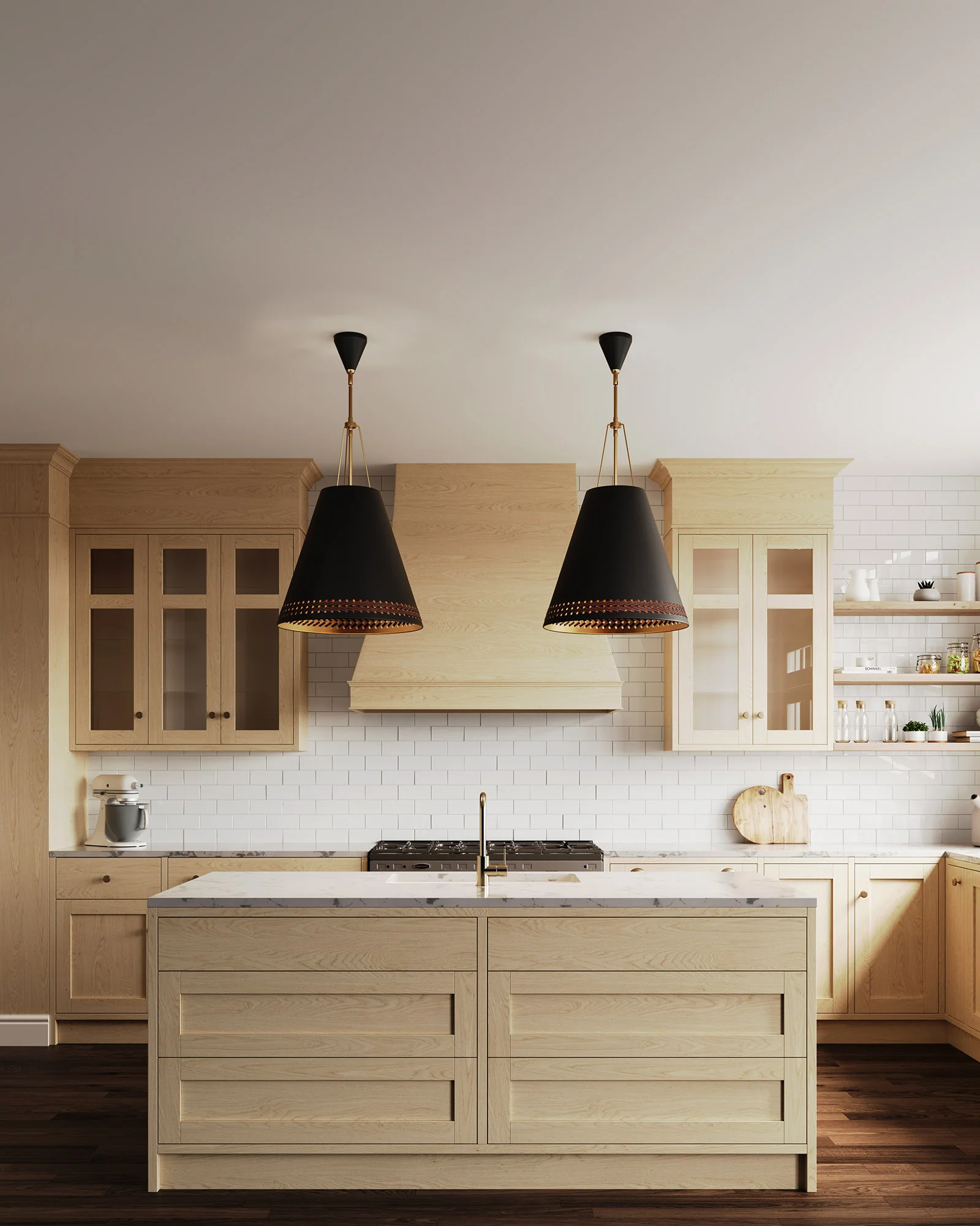 Marcelli Leather Pendant Light - Image 2