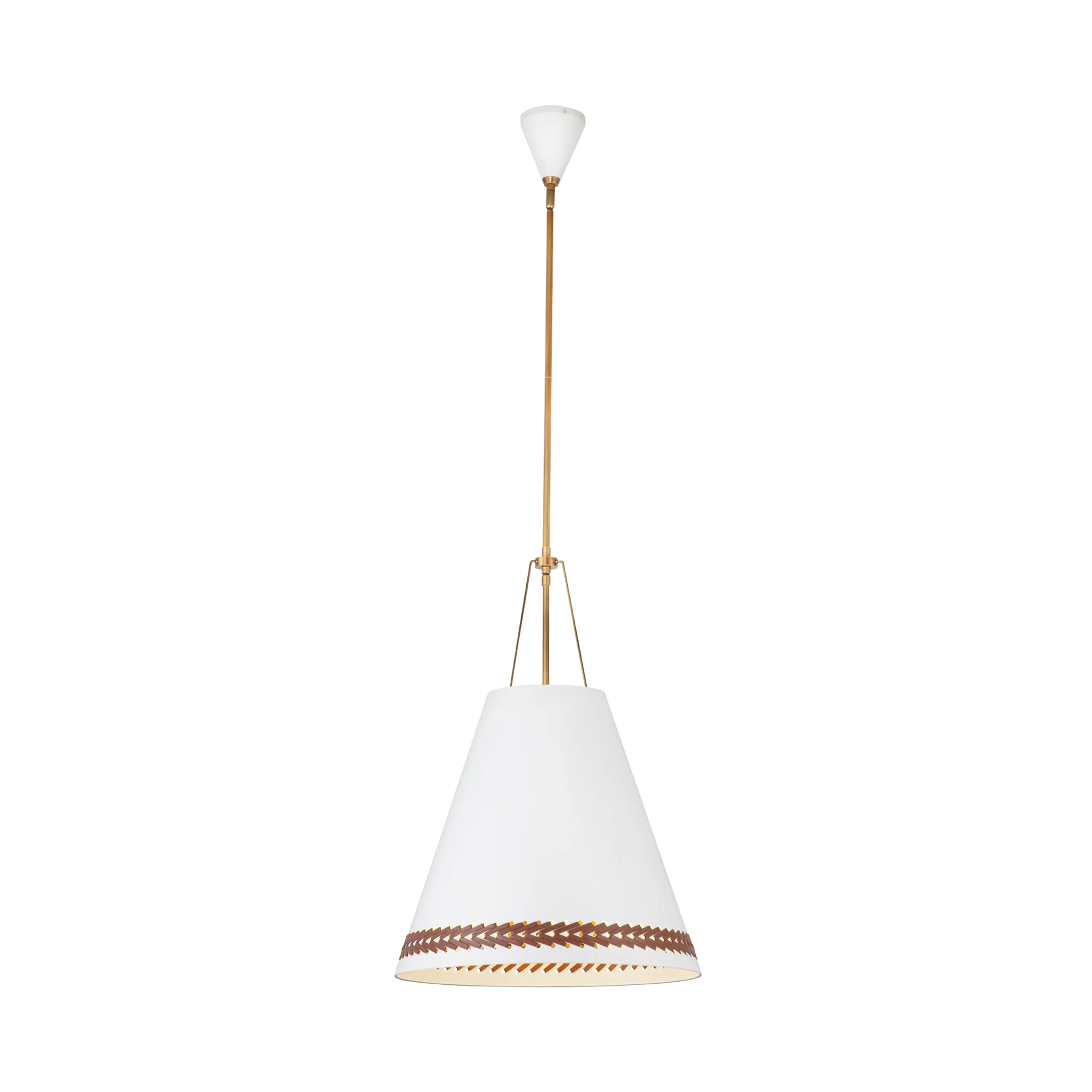 Marcelli Leather Pendant Light - Image 4
