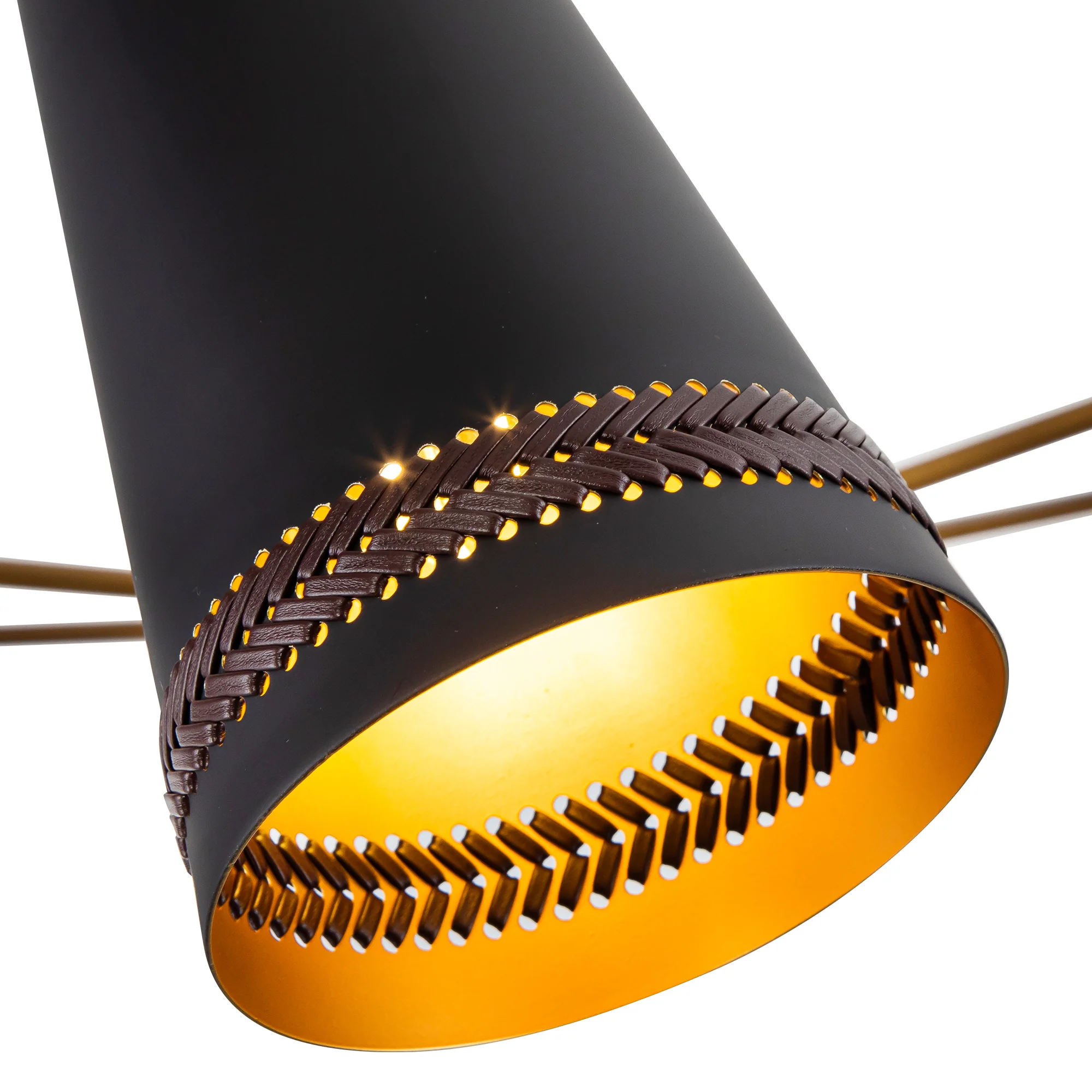 Marcelli Torino Leather Chandelier - Image 2