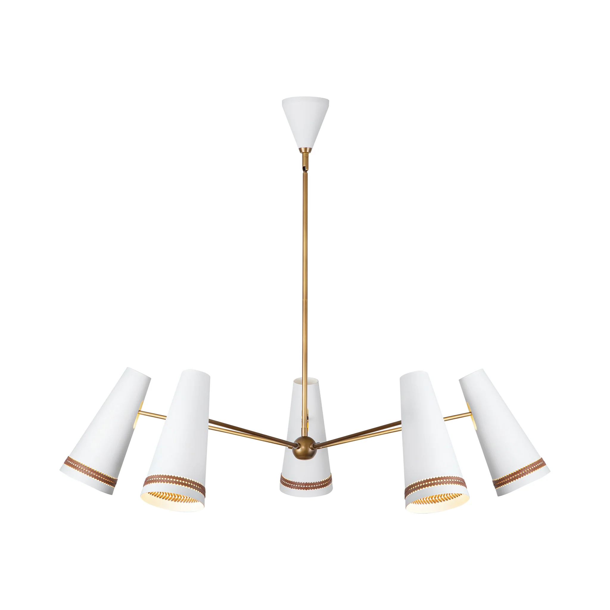Marcelli Torino Leather Chandelier - Image 3