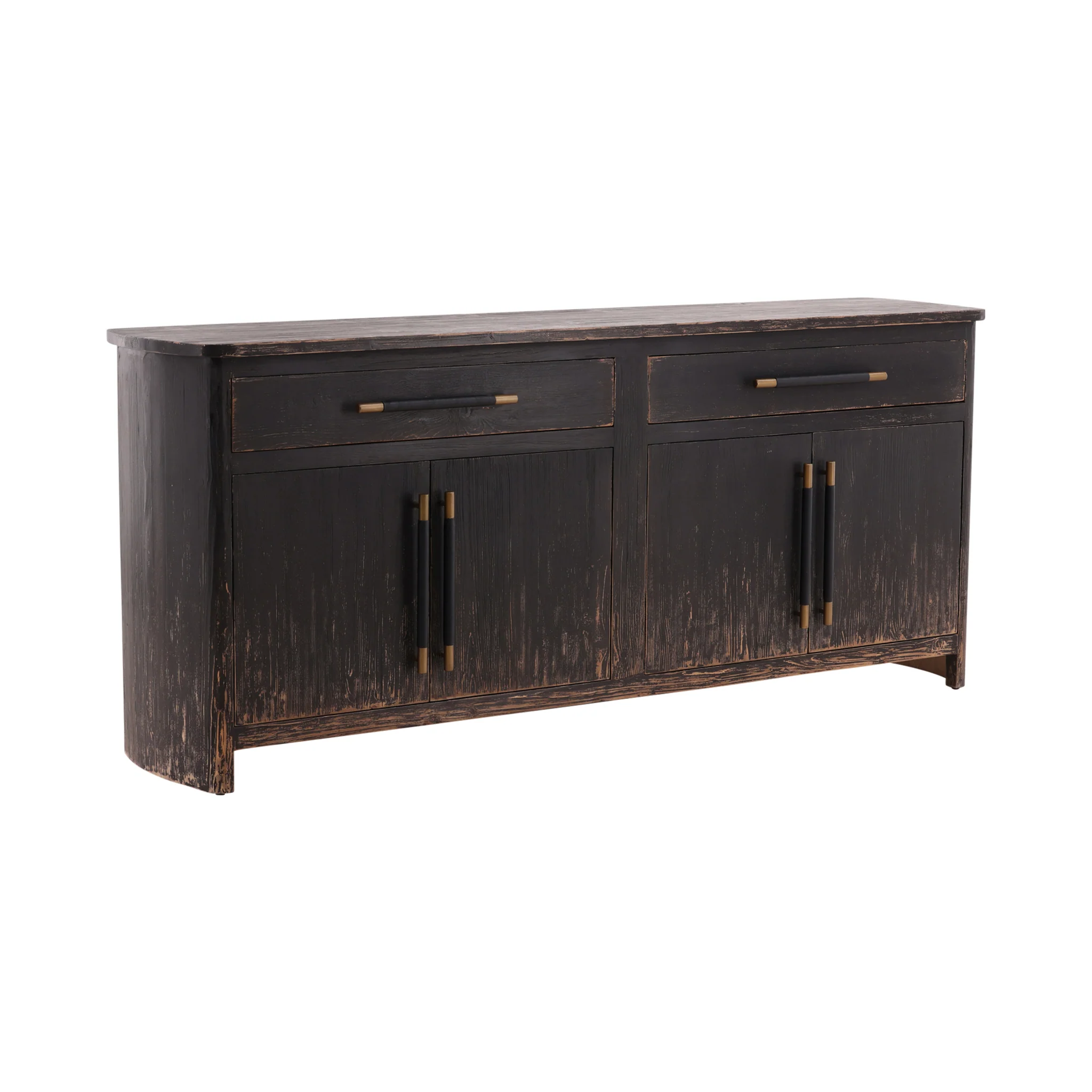 Marcellon Distressed Wood Sideboard