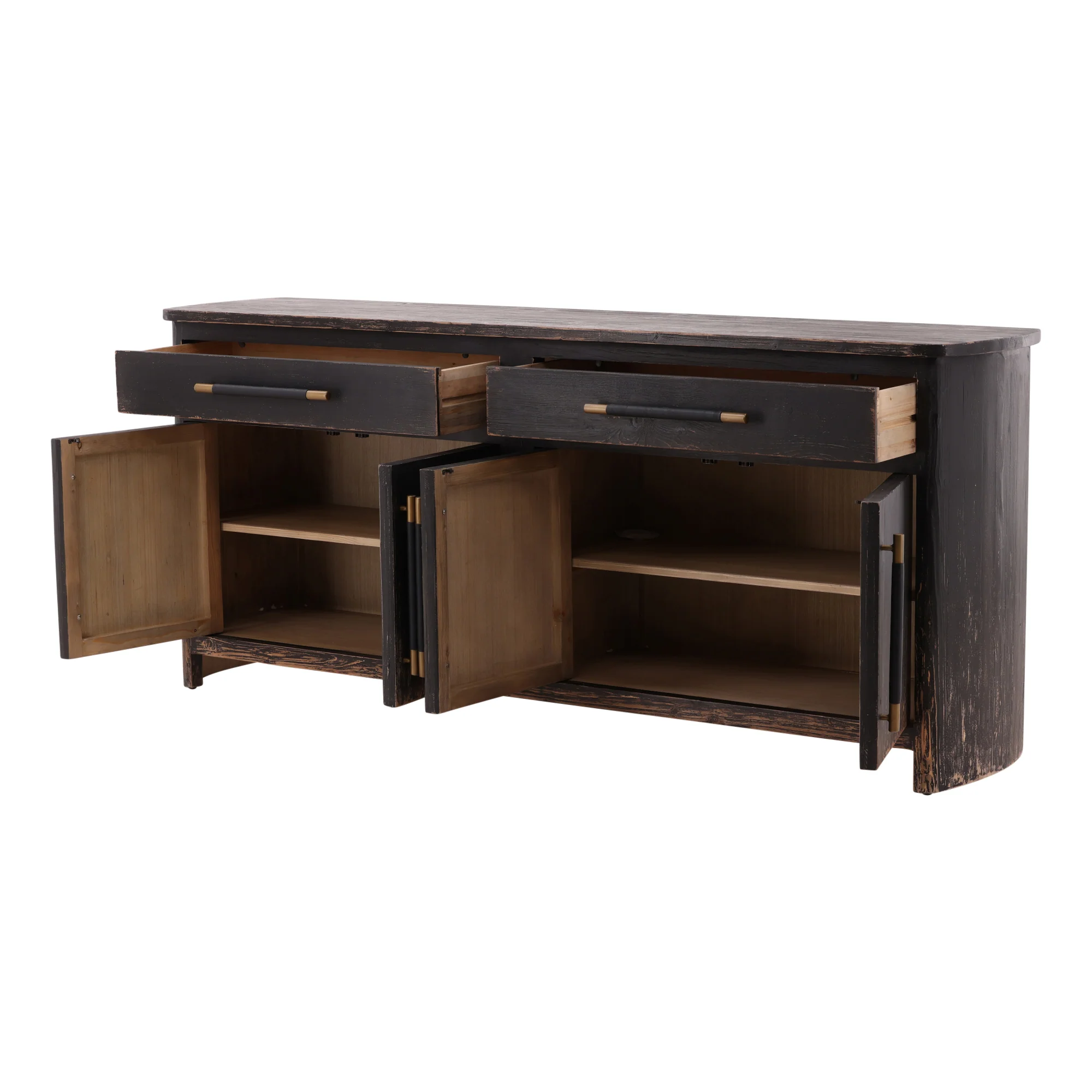 Marcellon Distressed Wood Sideboard - Image 3