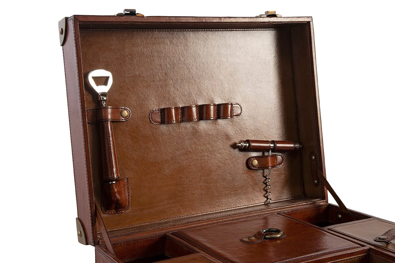 Marcellus Leather Storage Trunk - Image 16