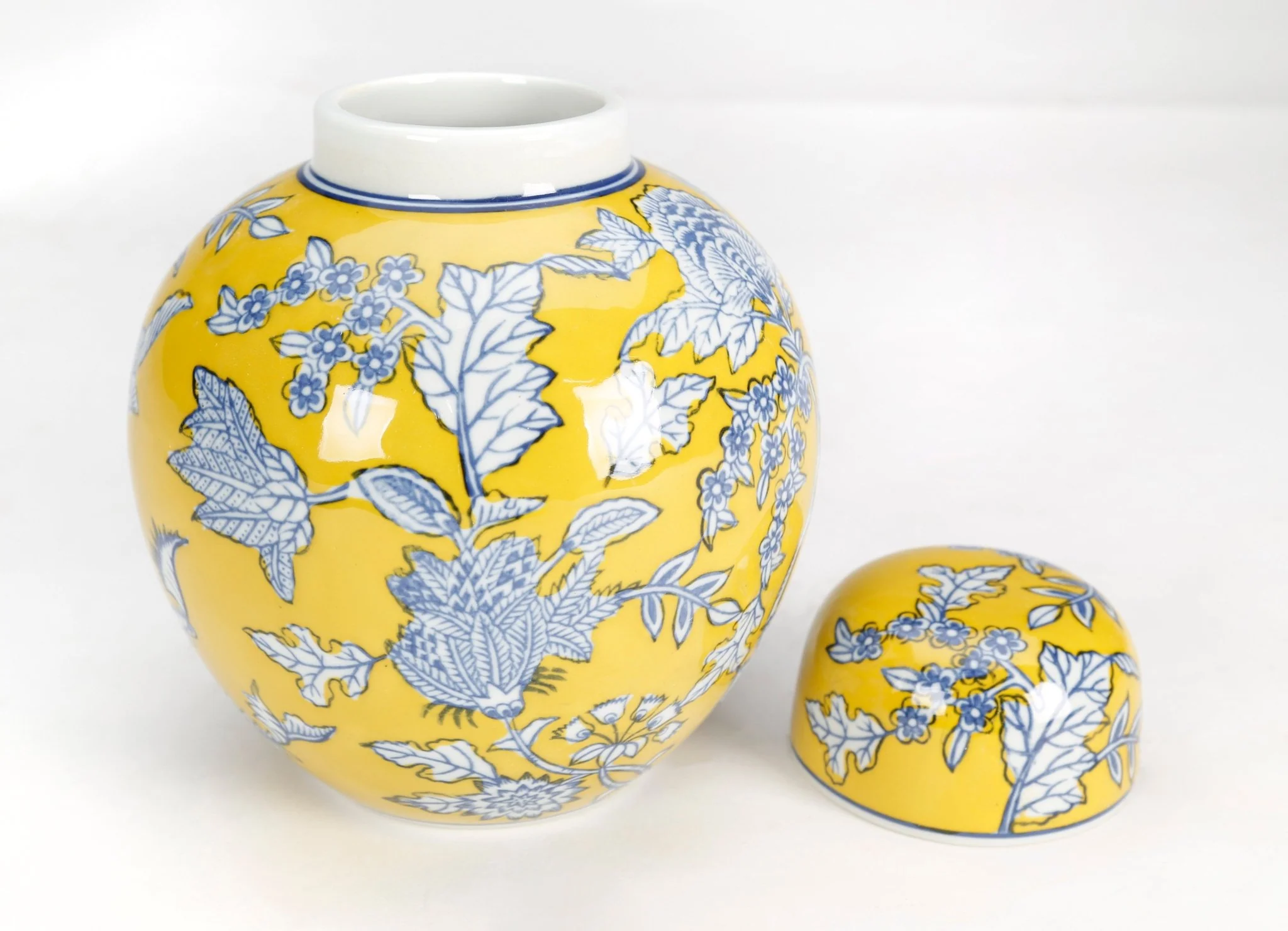 Marigold Porcelain Ginger Jar - Image 2