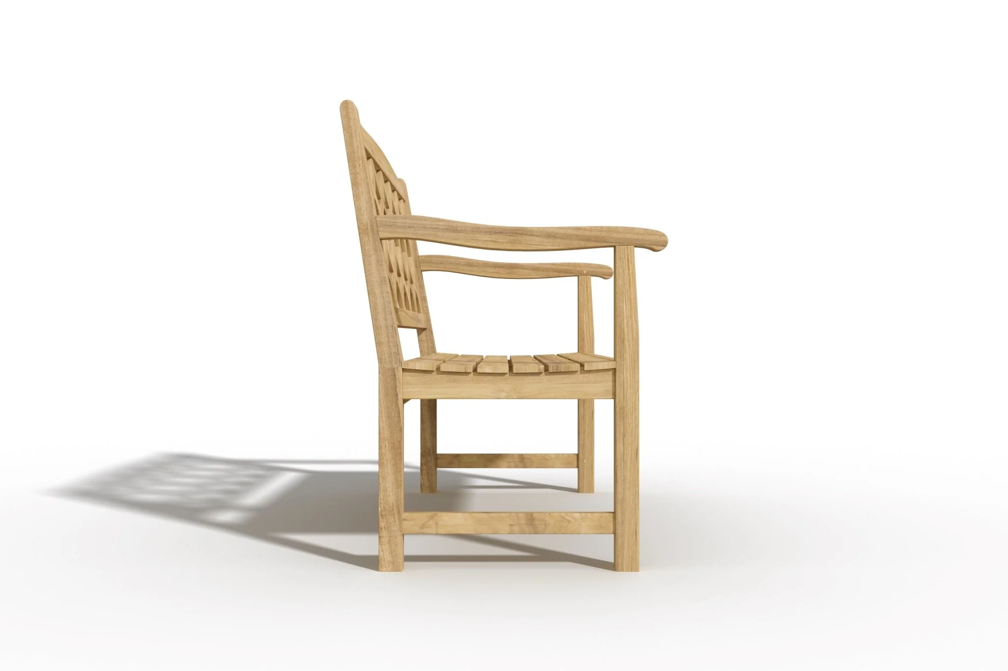 Mariselle Teak Garden Bench - Image 4