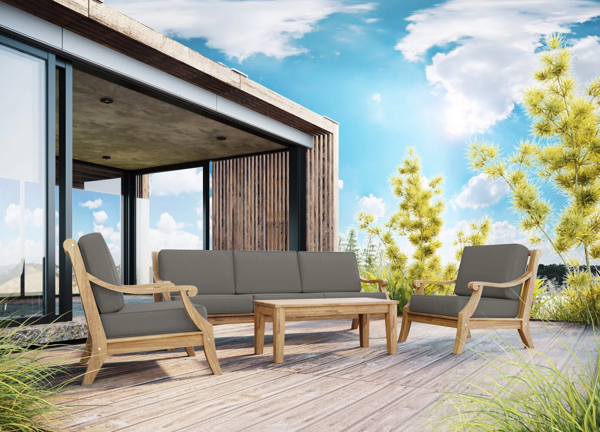 Marvella Teak Sofa - Image 17