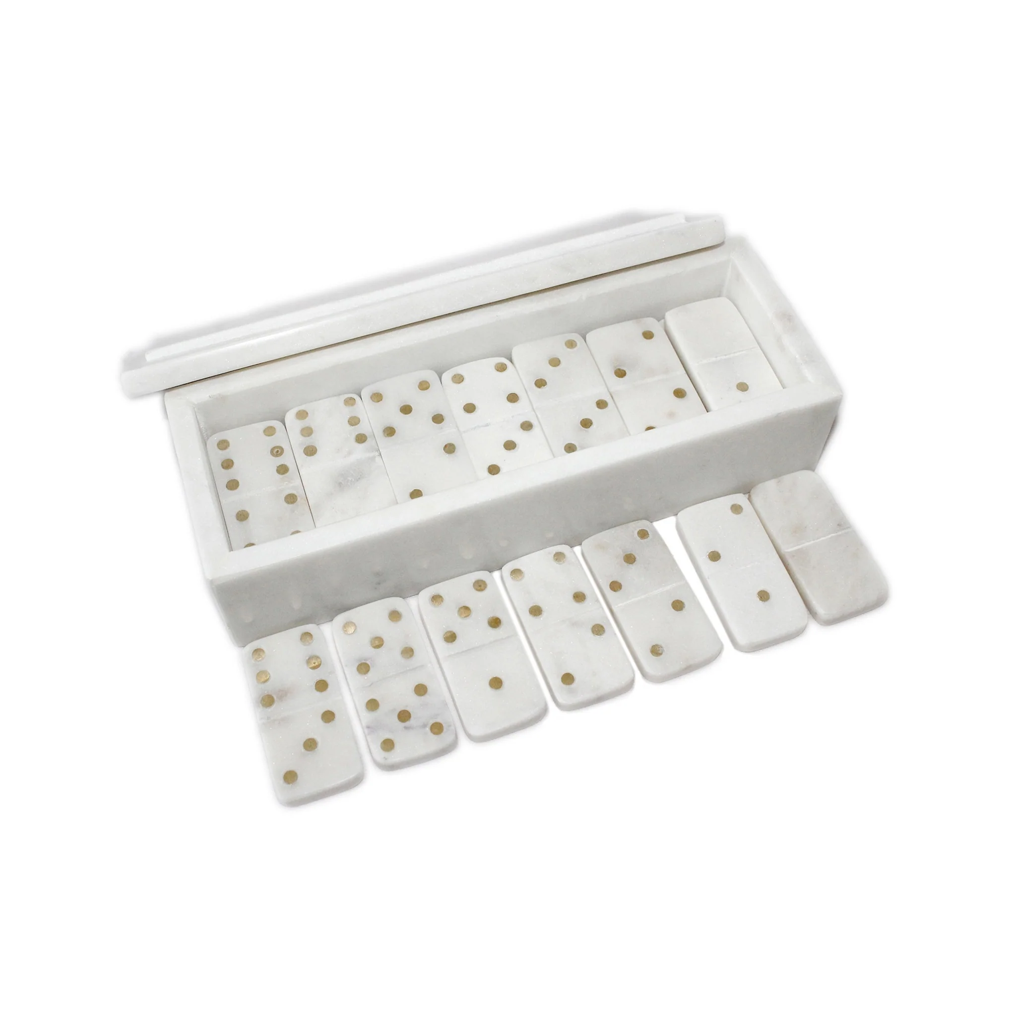 Milos Marble Domino Set - Image 2