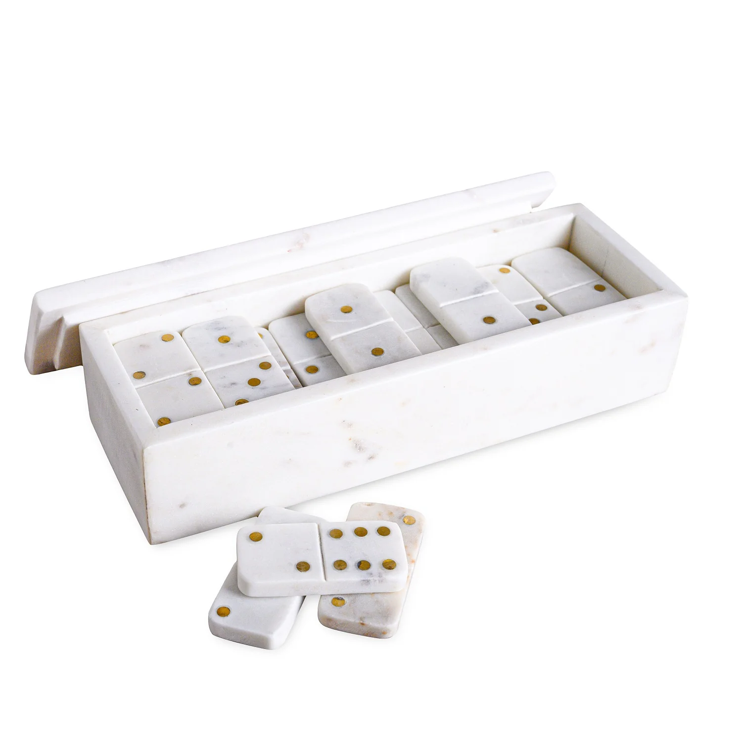 Milos Marble Domino Set - Image 4
