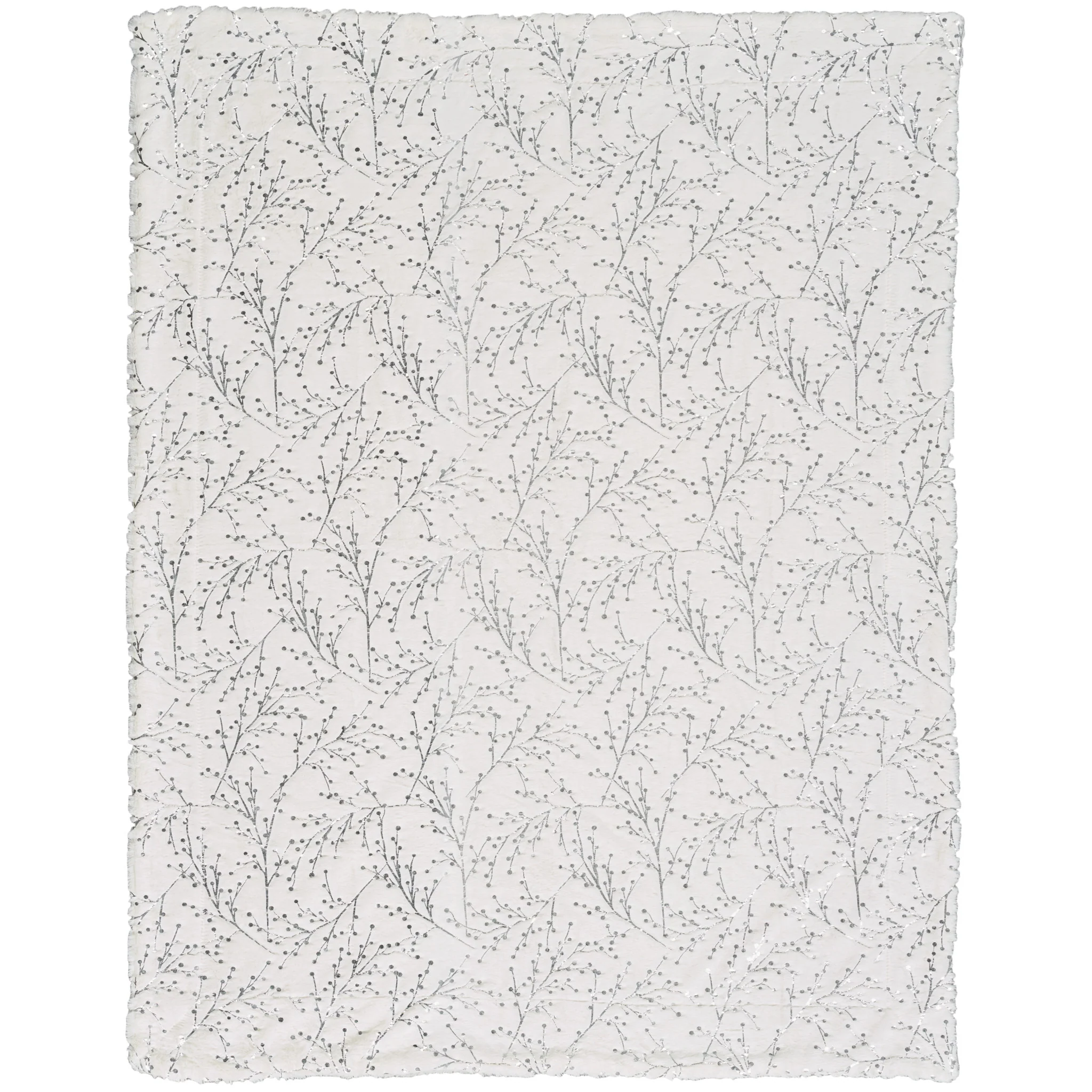 Miranda Metallic Faux Fur Throw - Image 5