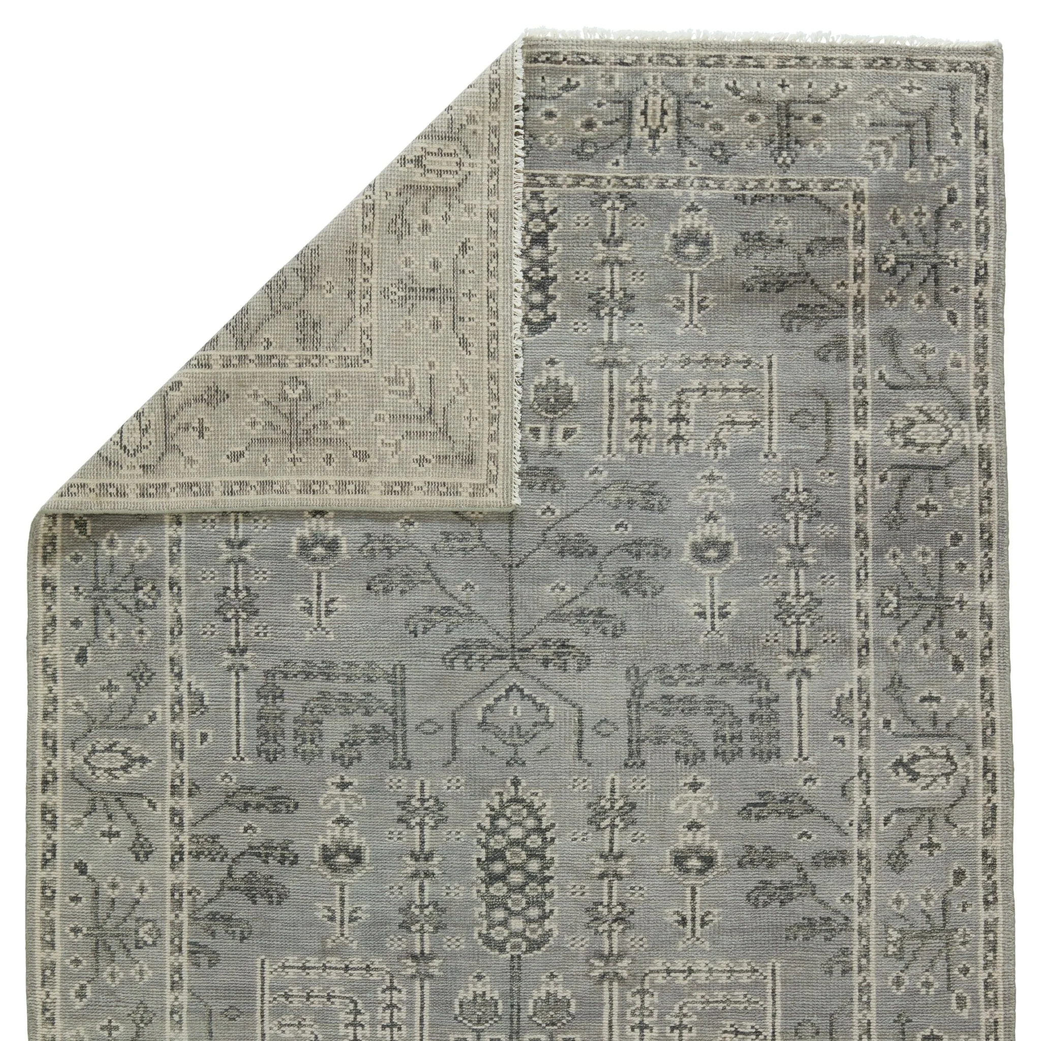 Mireya Gray Wool Rug - Image 4