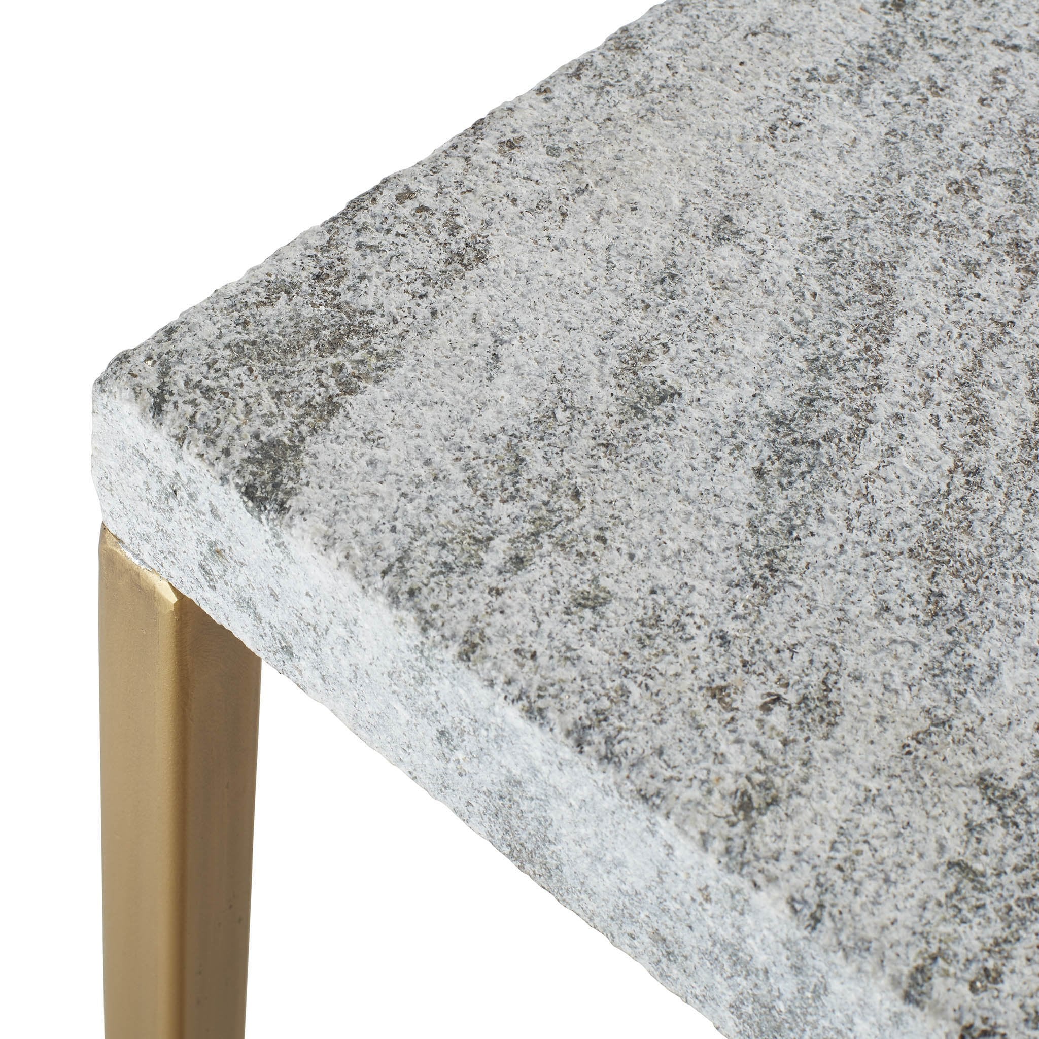 Modern Marble & Iron Coffee Table - Image 4