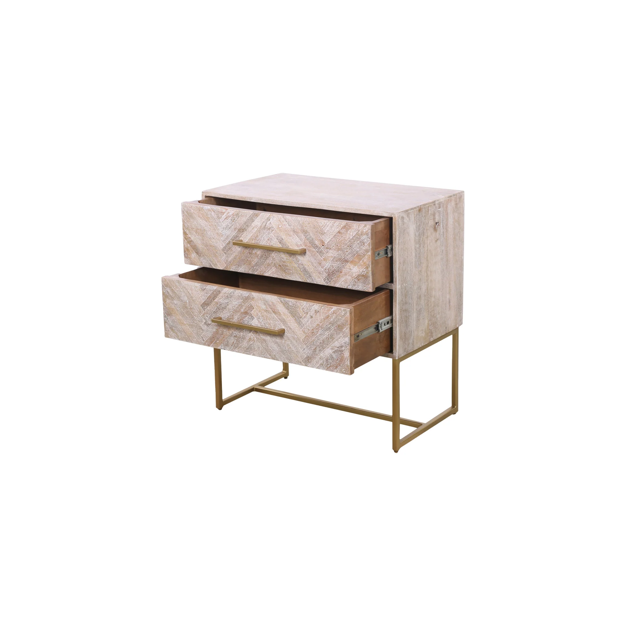 Modern Petite Herringbone Chest - Image 4