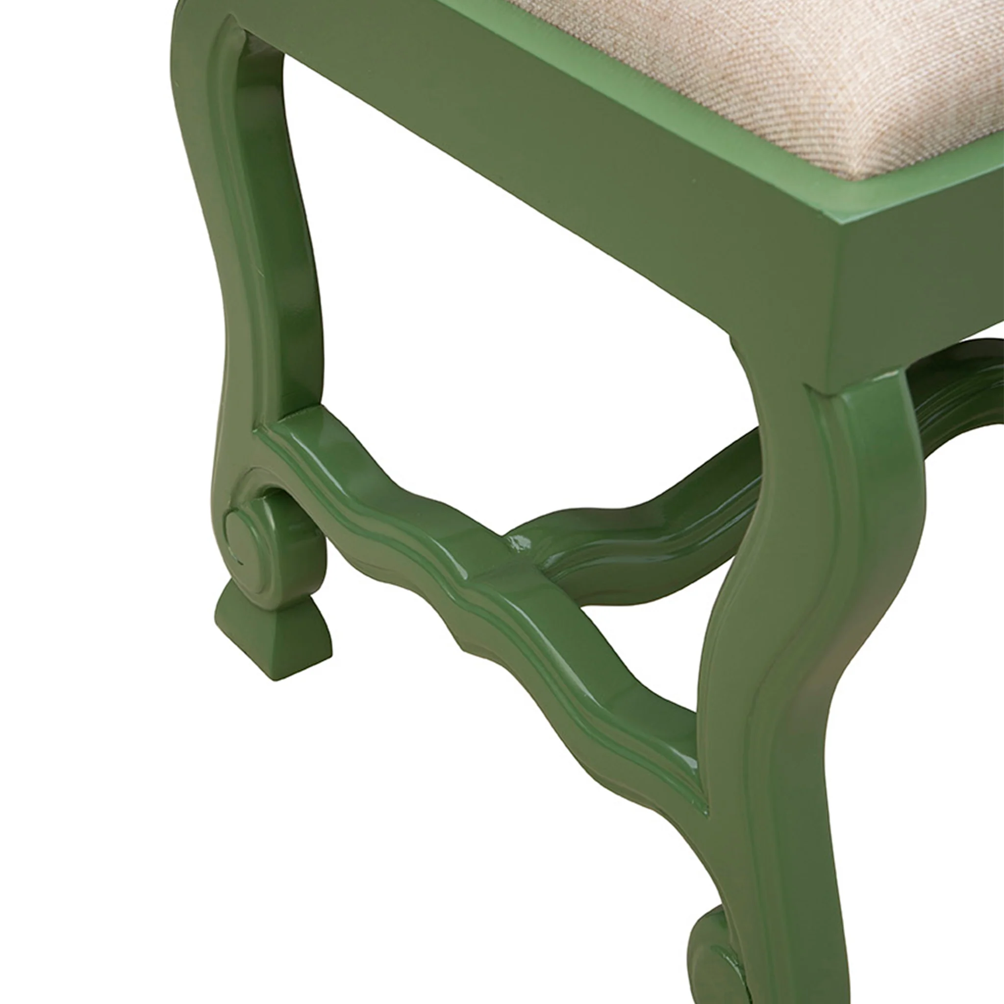 Mohr Carved Wood Bench - Image 14